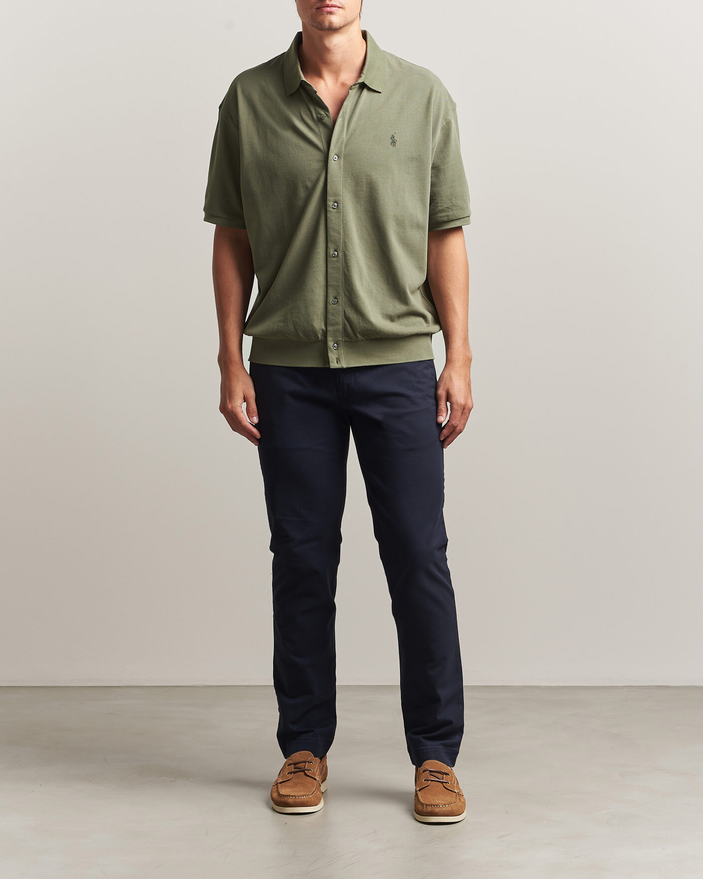 Homme | Polos | Polo Ralph Lauren | Buttoned Polo Cruise Olive