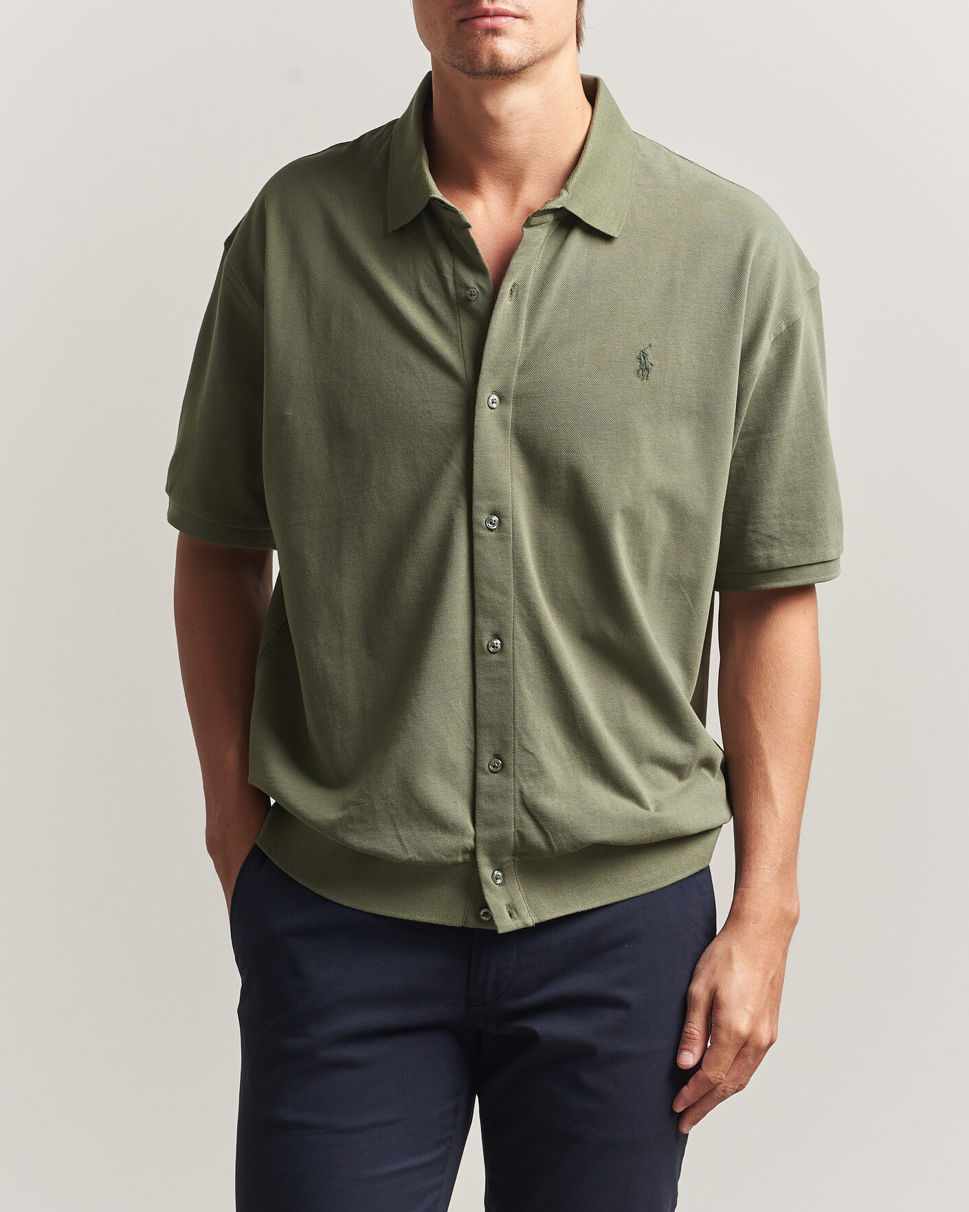 Homme | Polos | Polo Ralph Lauren | Buttoned Polo Cruise Olive