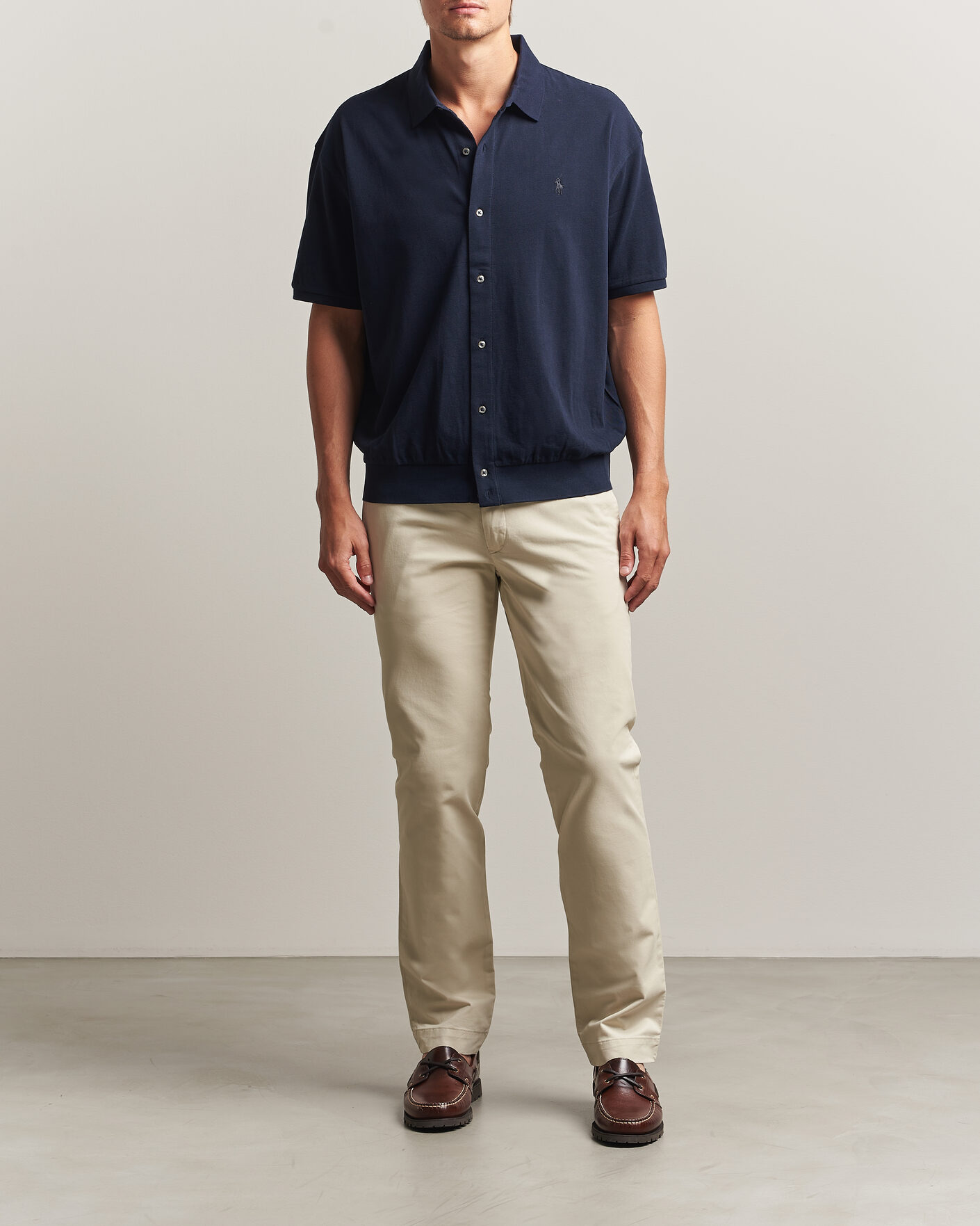 Homme | Polos | Polo Ralph Lauren | Buttoned Polo Aviator Navy