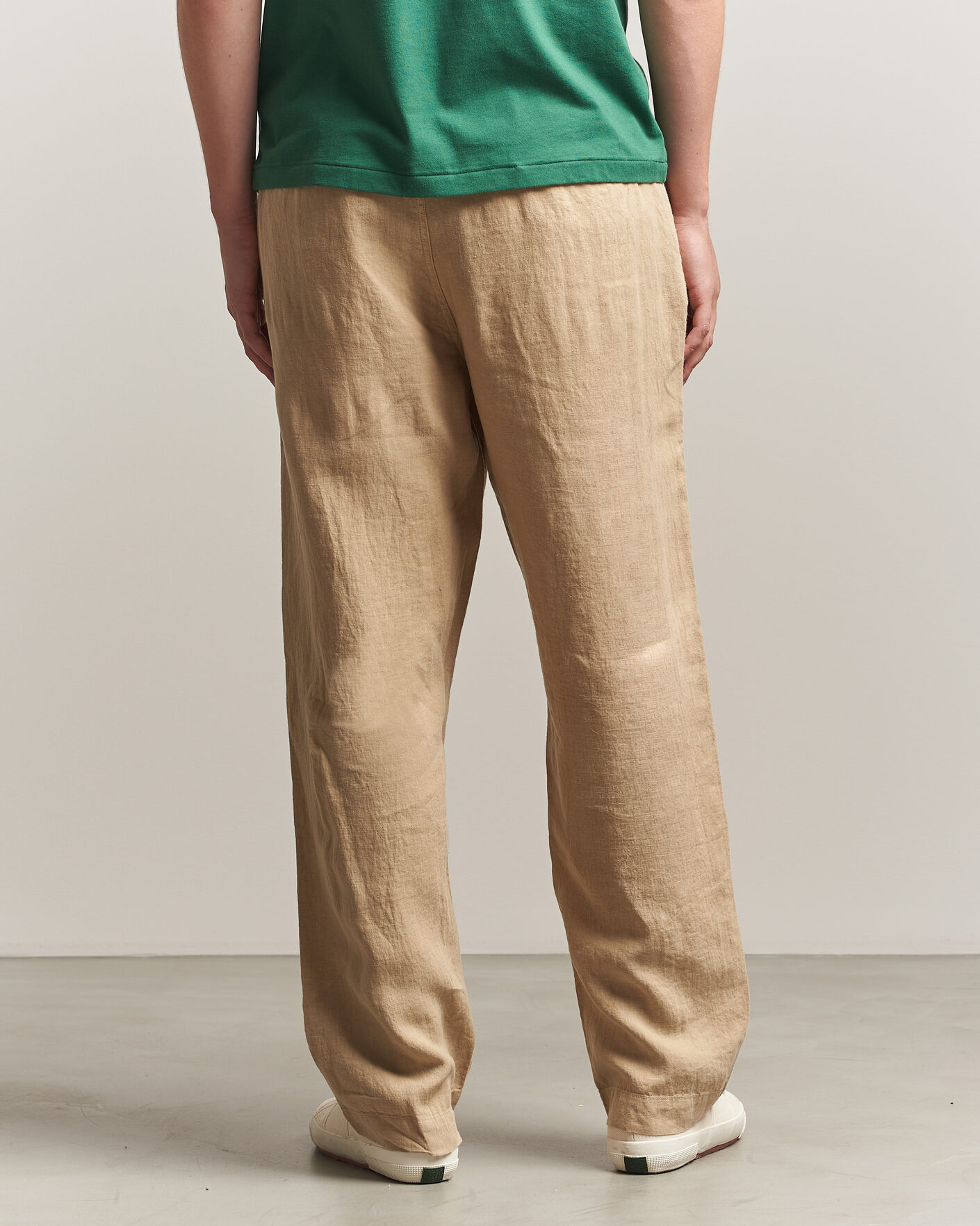 Homme | Pantalons | Polo Ralph Lauren | Easy Fit Pleated Trousers Coastal Beige