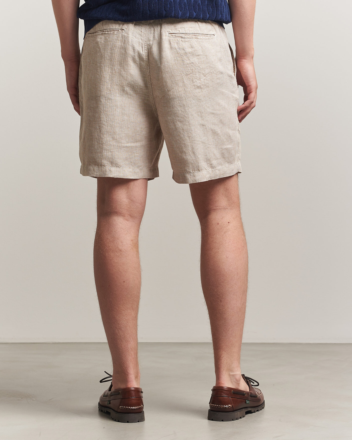 Homme | Shorts | Polo Ralph Lauren | Woven Linen Shorts Coastal Beige White