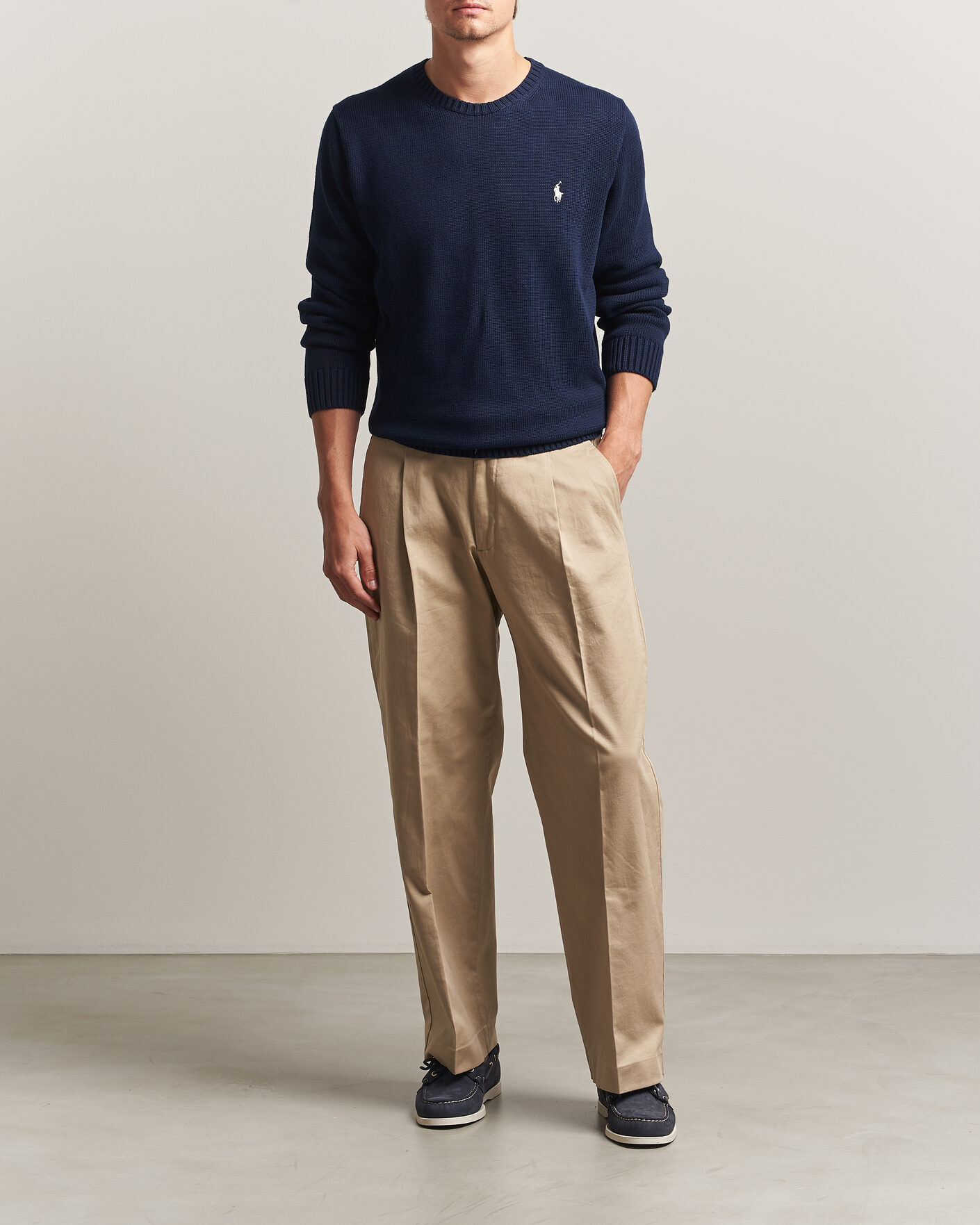 Homme | Pulls Et Tricots | Polo Ralph Lauren | Cotton Crew Neck Pullover Hunter Navy