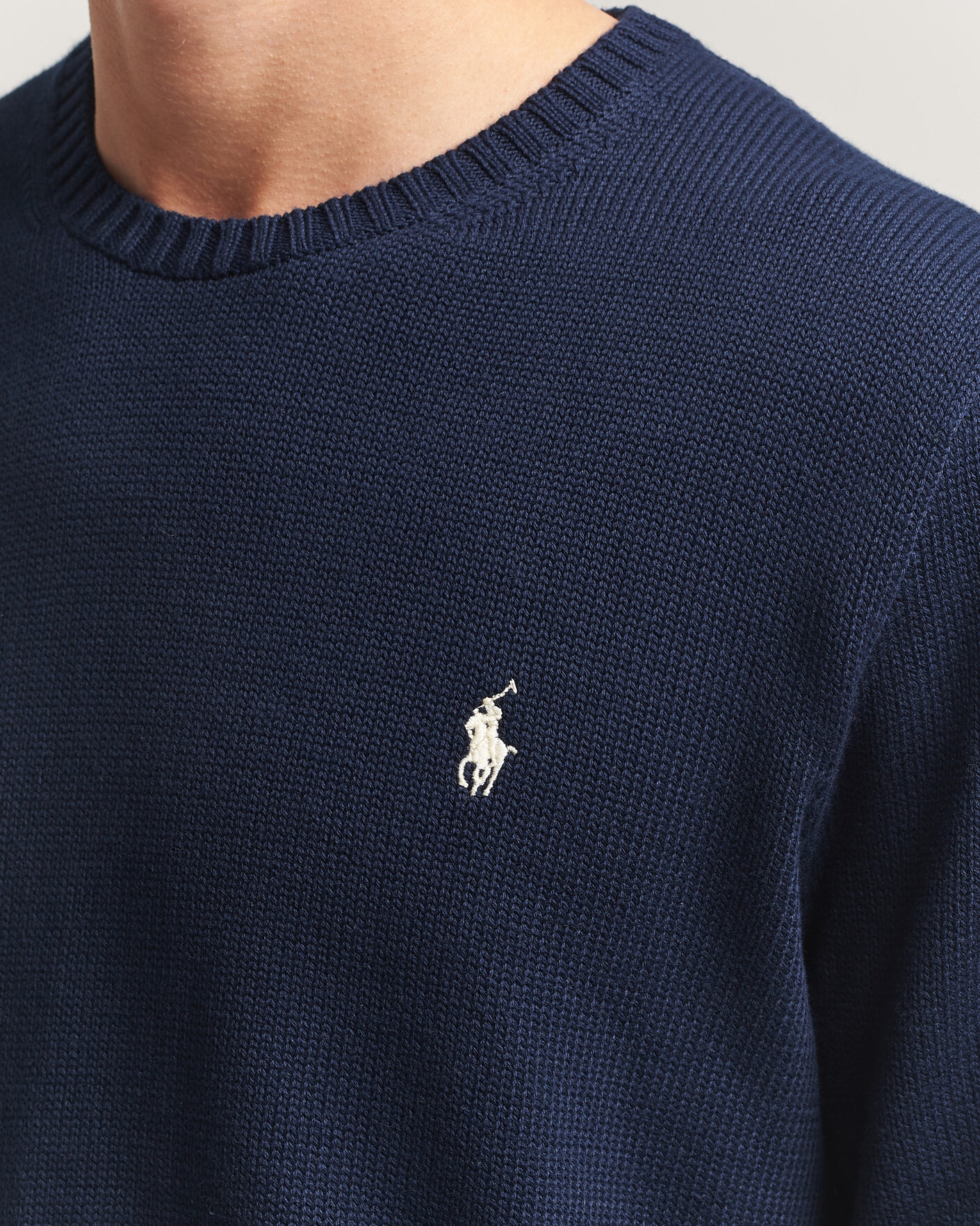 Homme | Pulls Et Tricots | Polo Ralph Lauren | Cotton Crew Neck Pullover Hunter Navy