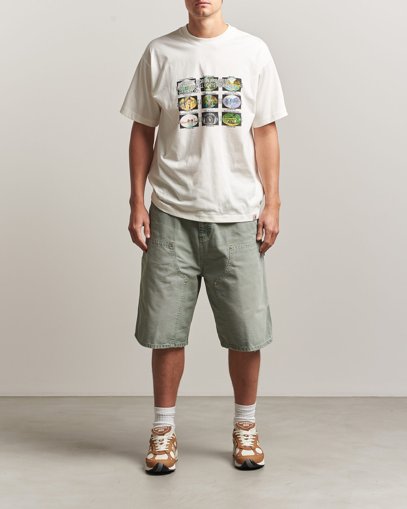 Homme | T-shirts | Carhartt WIP | Coordinates Printed T-Shirt Wax