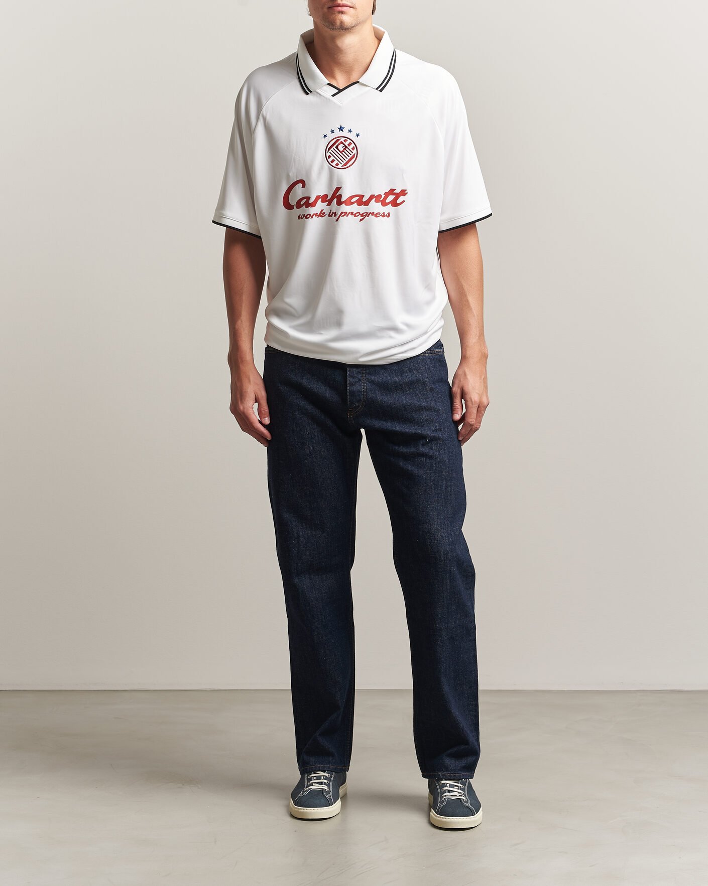Homme | T-shirts | Carhartt WIP | Terrace Football T-Shirt White