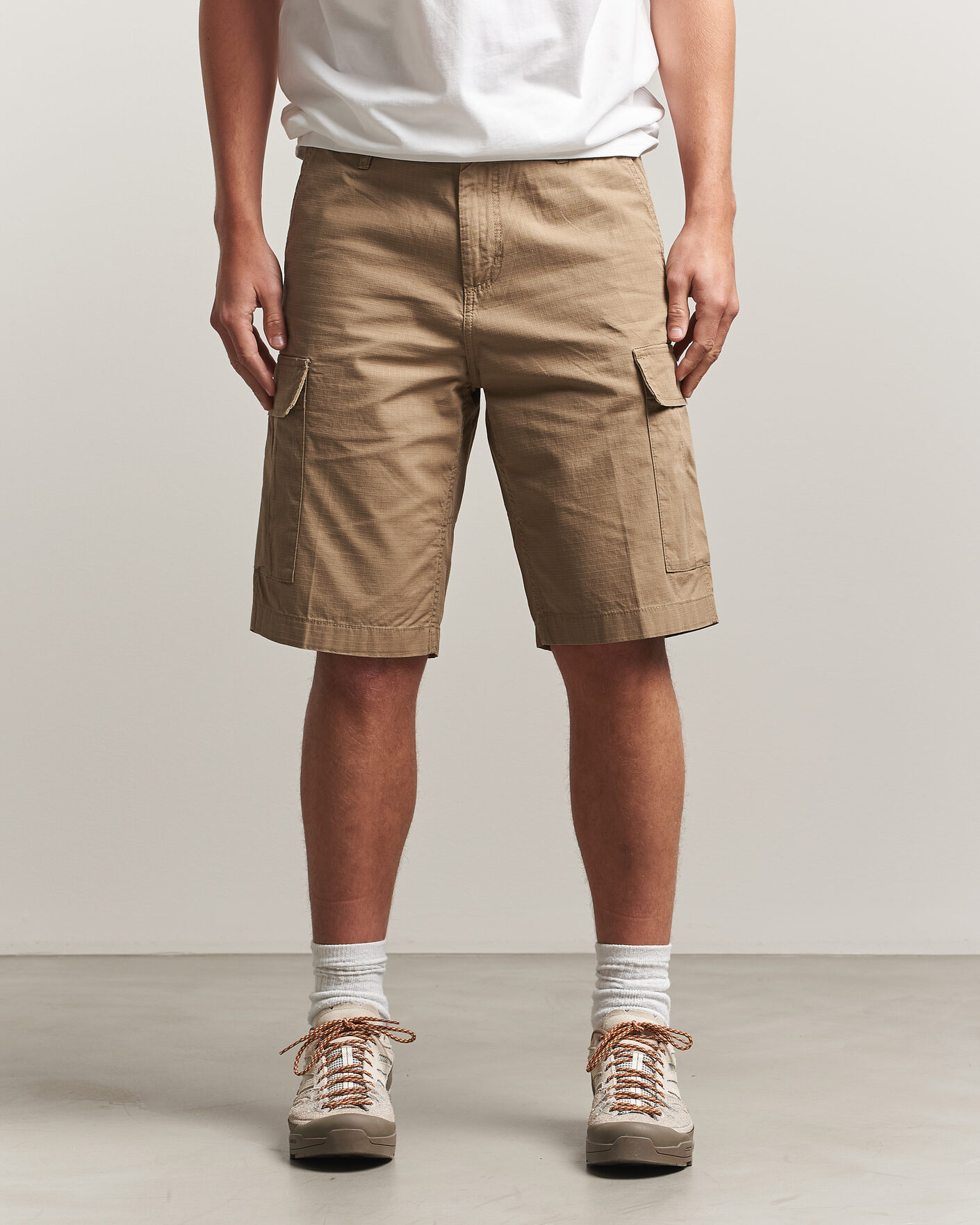 Homme | Shorts | Carhartt WIP | Regular Cargo Ripstop Shorts Leather
