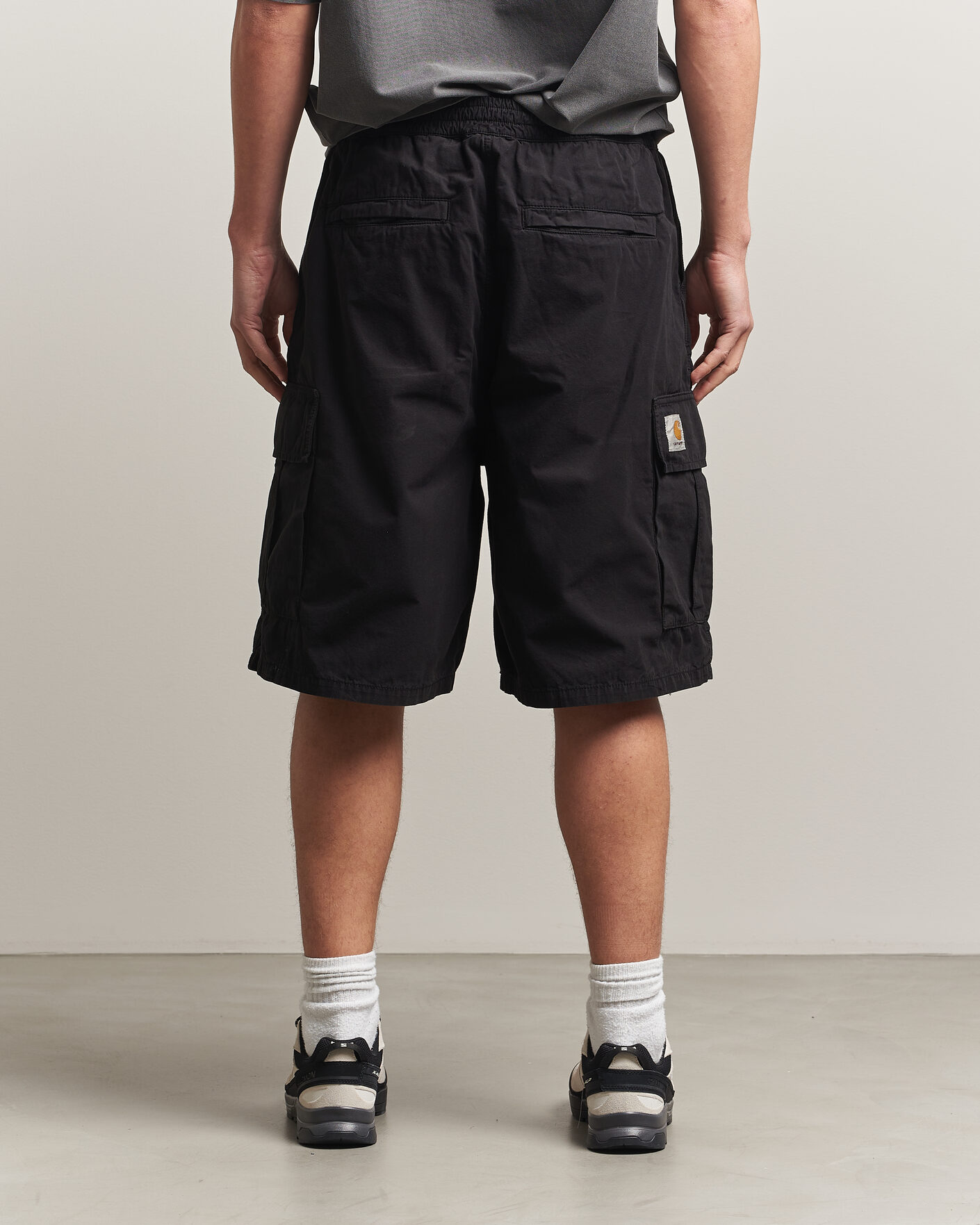 Homme | Shorts | Carhartt WIP | Mandler Cargo Cotton Poplin Shorts Black