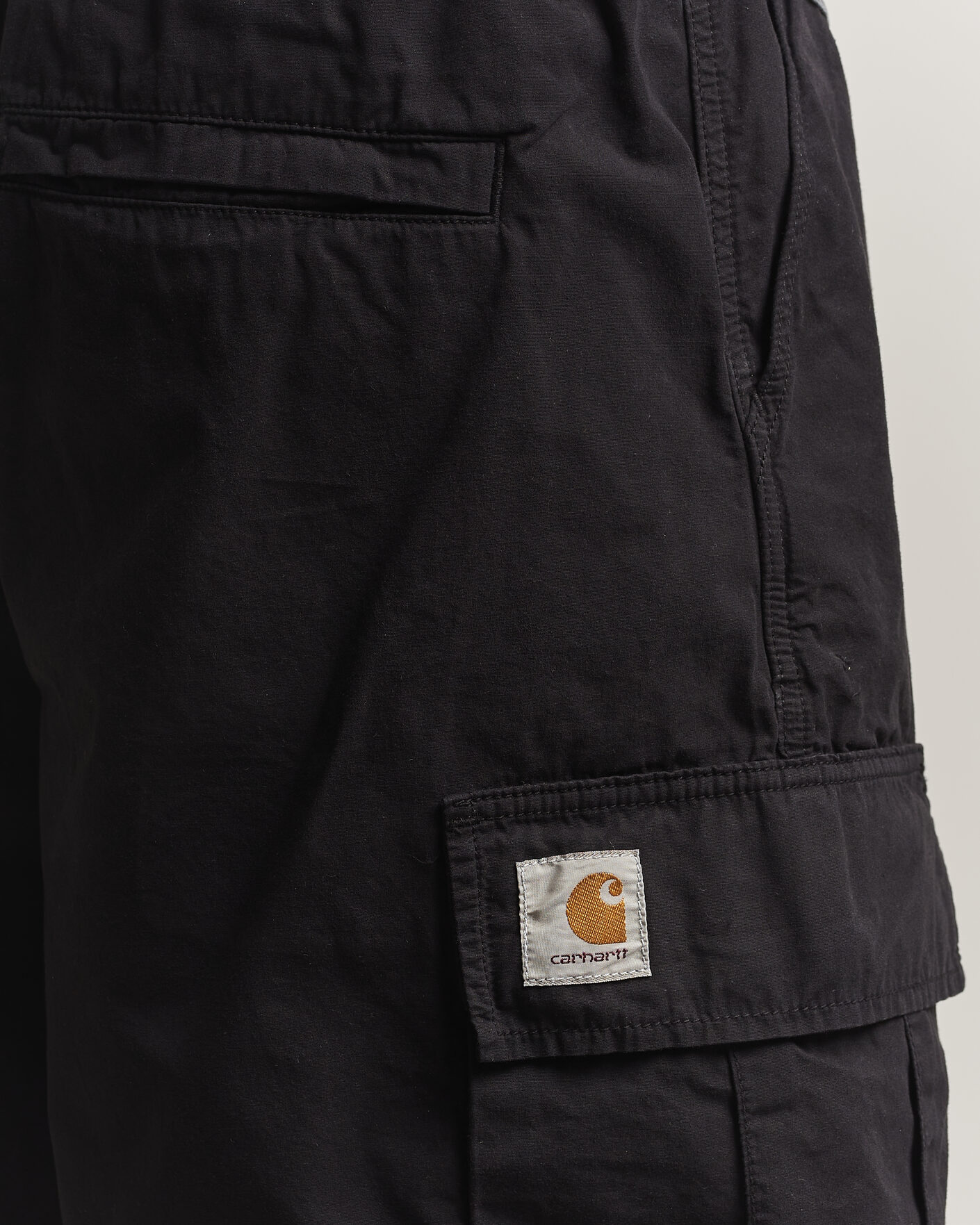 Homme | Shorts | Carhartt WIP | Mandler Cargo Cotton Poplin Shorts Black