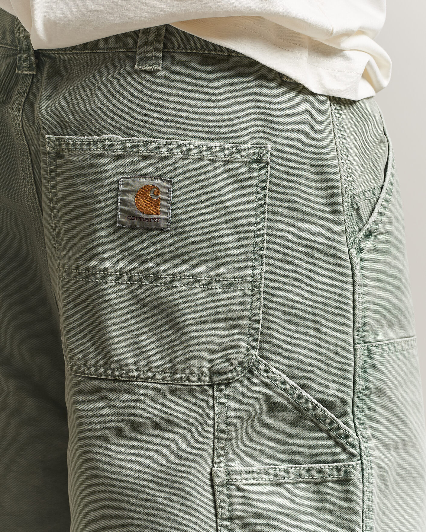 Homme | Shorts | Carhartt WIP | OG Dearborn Canvas Double Knee Shorts Shady Green