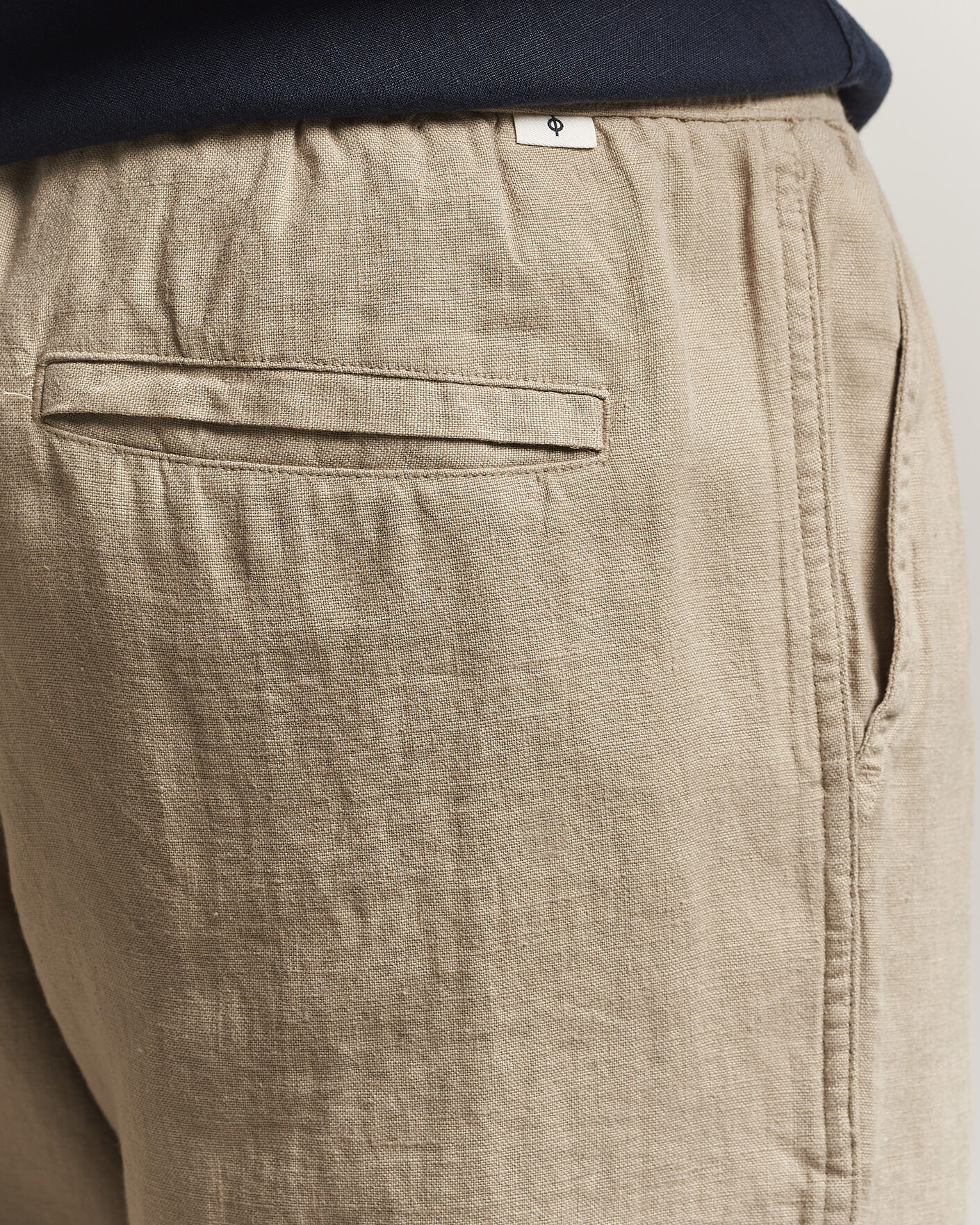 Homme | Pantalons | Samsøe Samsøe | Jabari Linen Drawstring Trousers Aluminum