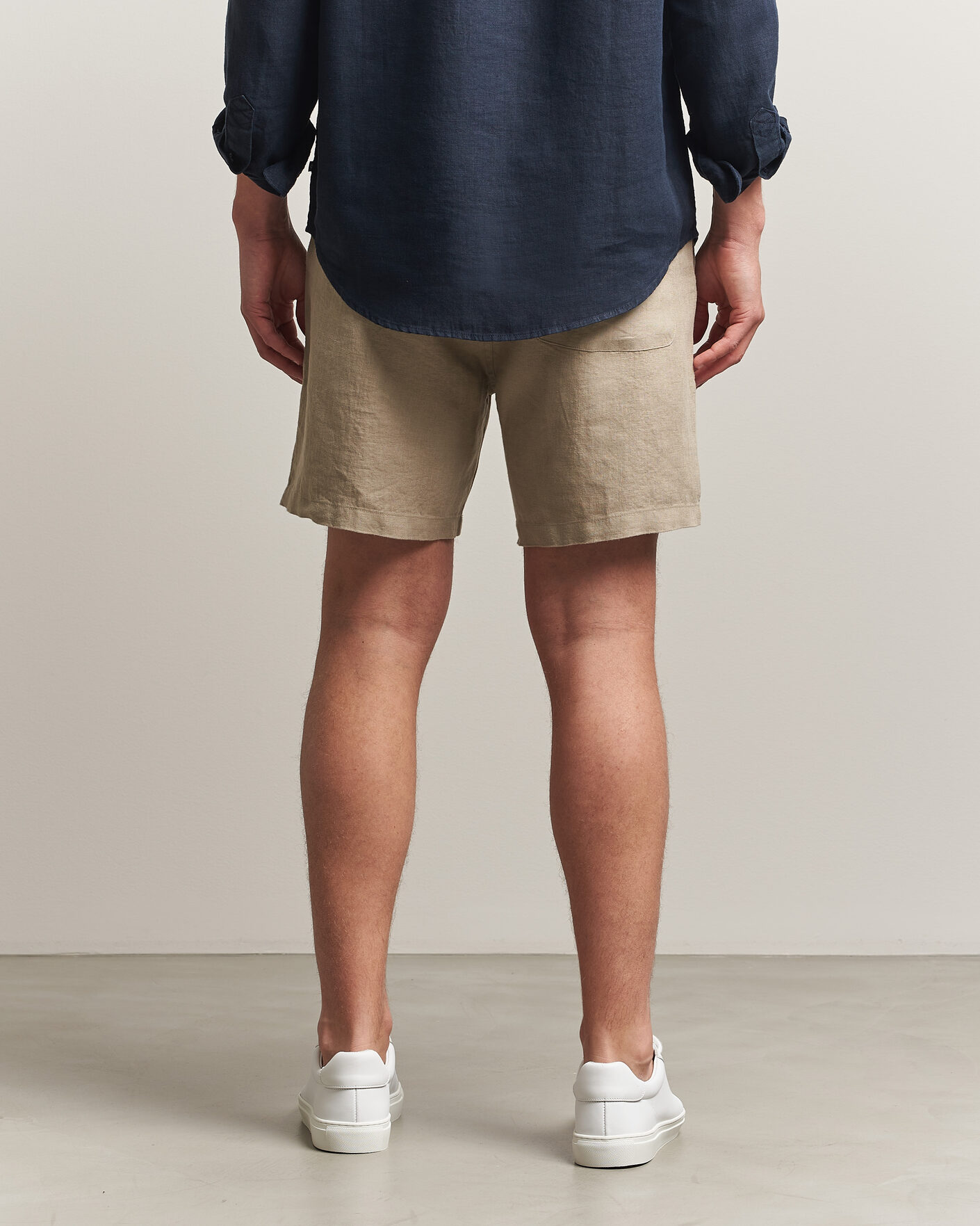 Homme | Shorts | Samsøe Samsøe | Jabari Linen Drawstring Shorts Aluminum