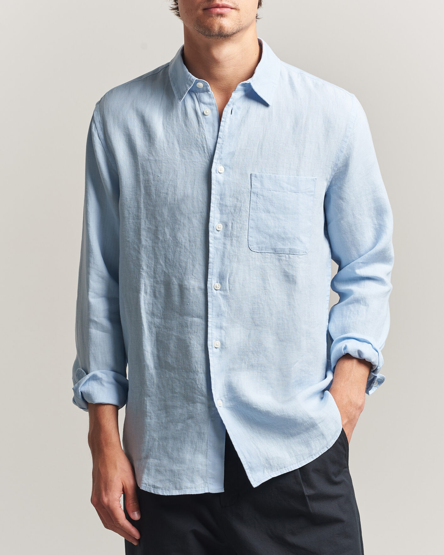 Homme | Chemises | Samsøe Samsøe | Liam Linen Shirt Windsurfer