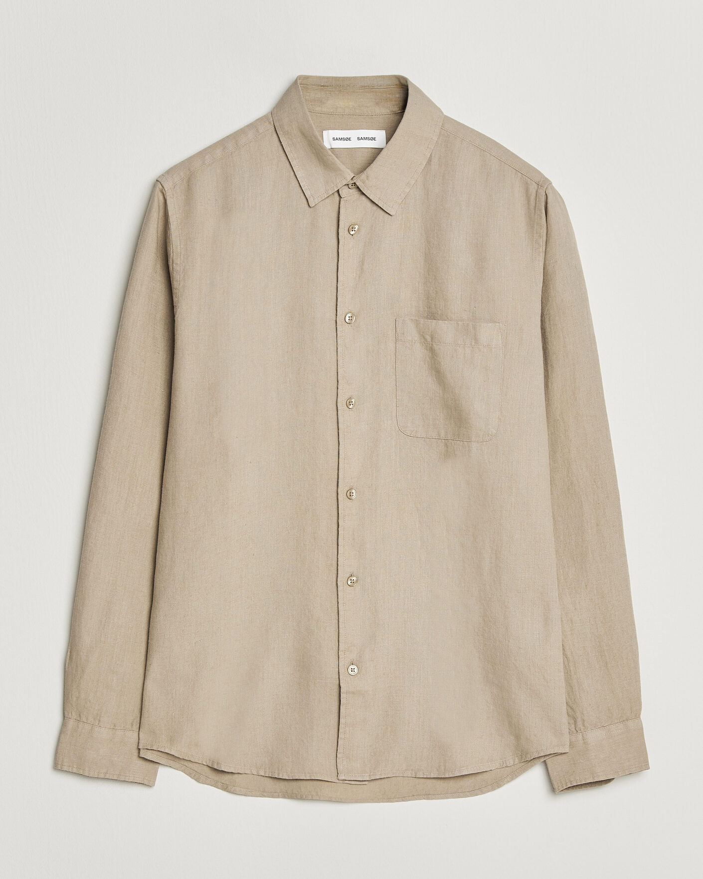 Homme | Chemises | Samsøe Samsøe | Liam Linen Shirt Aluminum