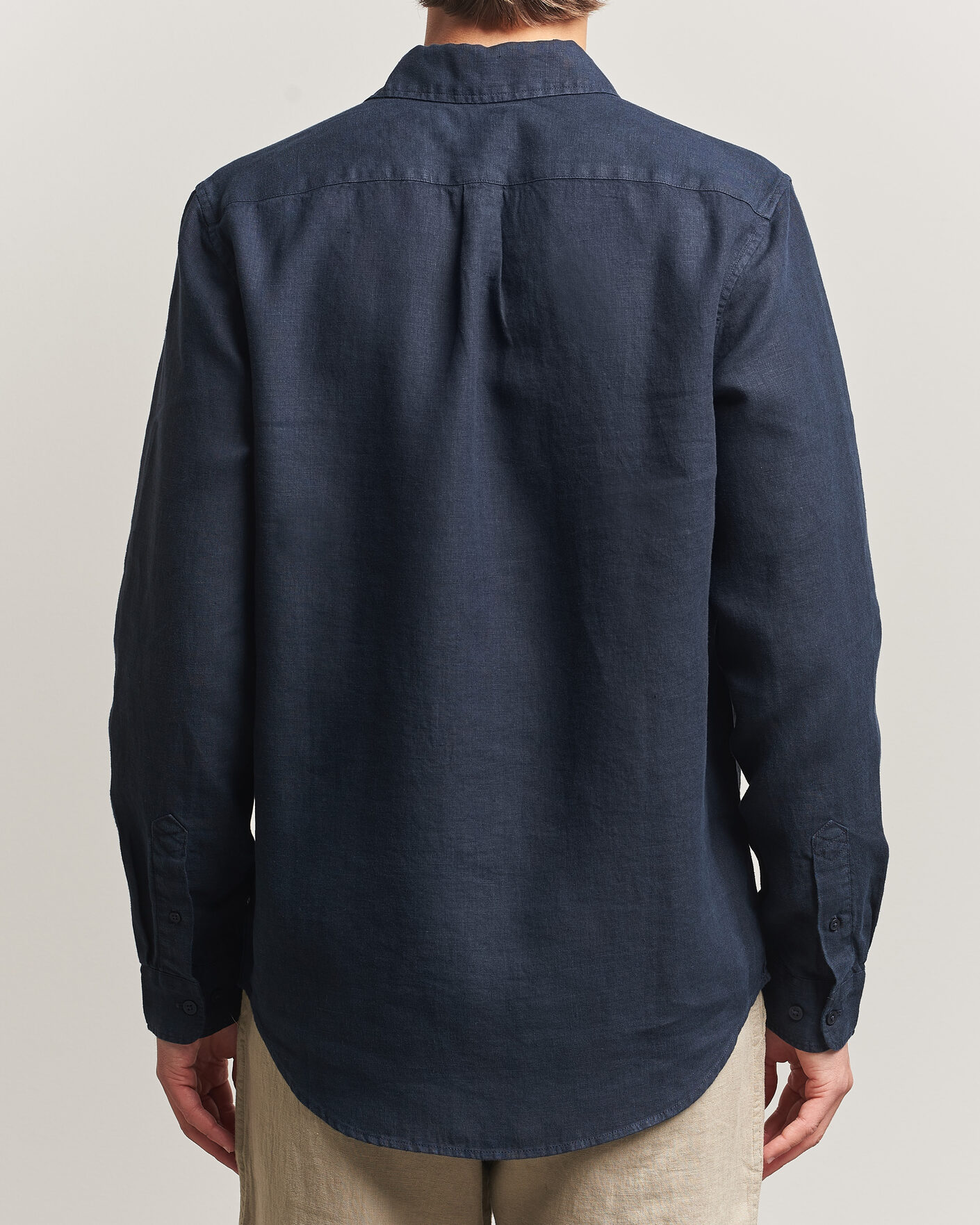 Homme | Chemises | Samsøe Samsøe | Liam Linen Shirt Salute Navy
