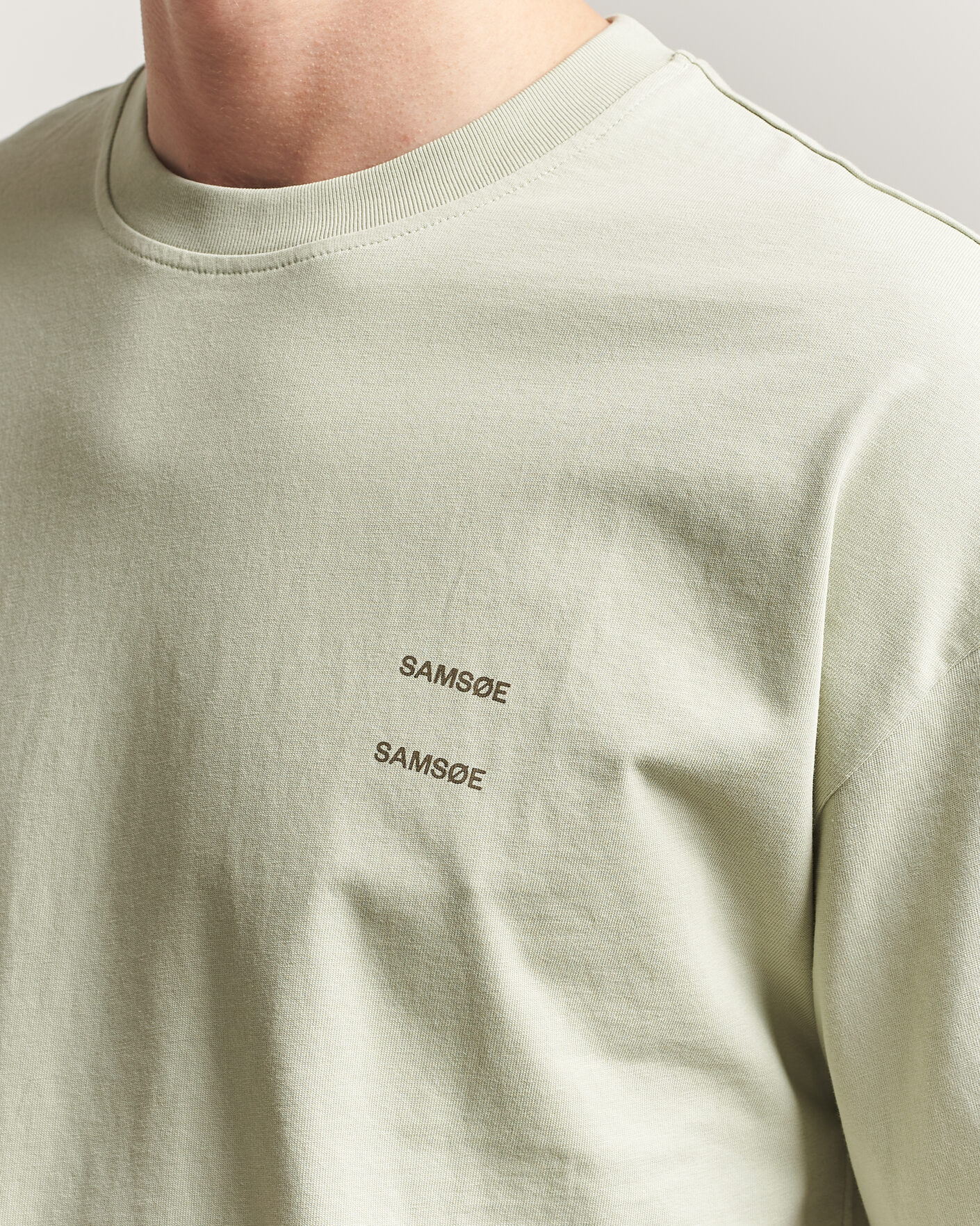 Homme | T-shirts | Samsøe Samsøe | Joel Organic Cotton T-Shirt Desert Sage