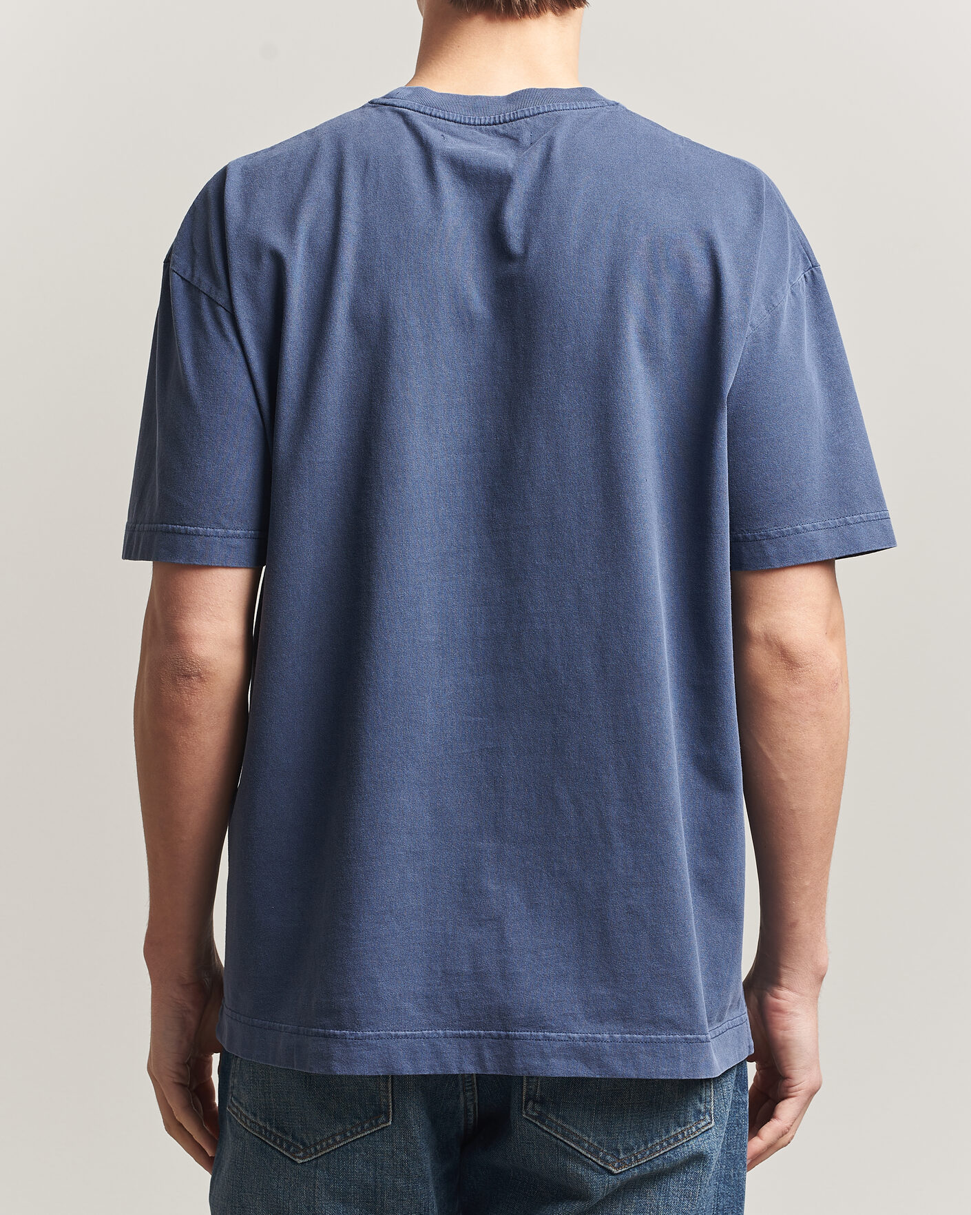 Homme | T-shirts | Samsøe Samsøe | Joel Organic Washed Cotton T-Shirt Salute Navy