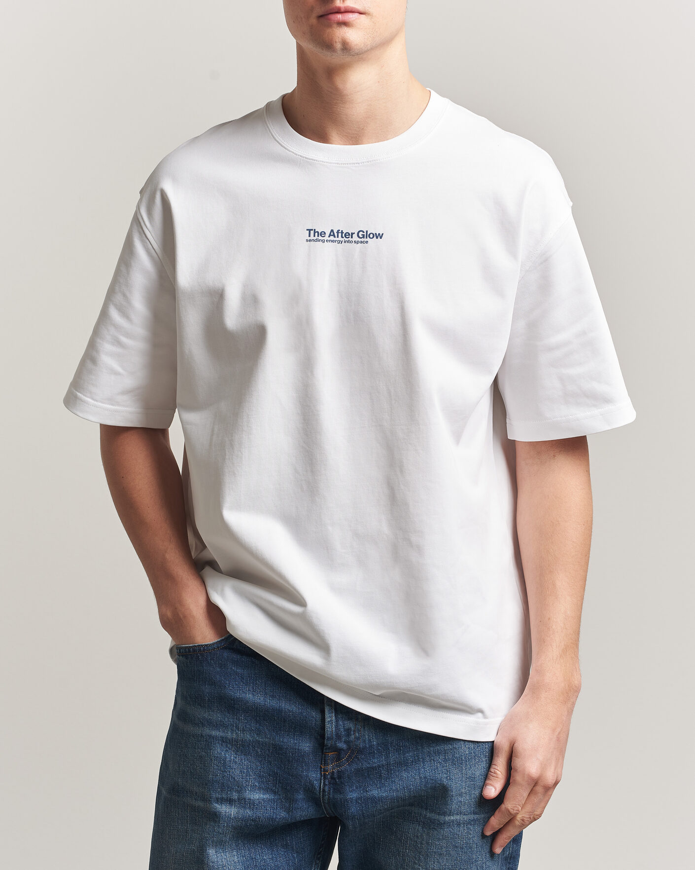 Homme | T-shirts | Samsøe Samsøe | Uni Printed T-shirt White