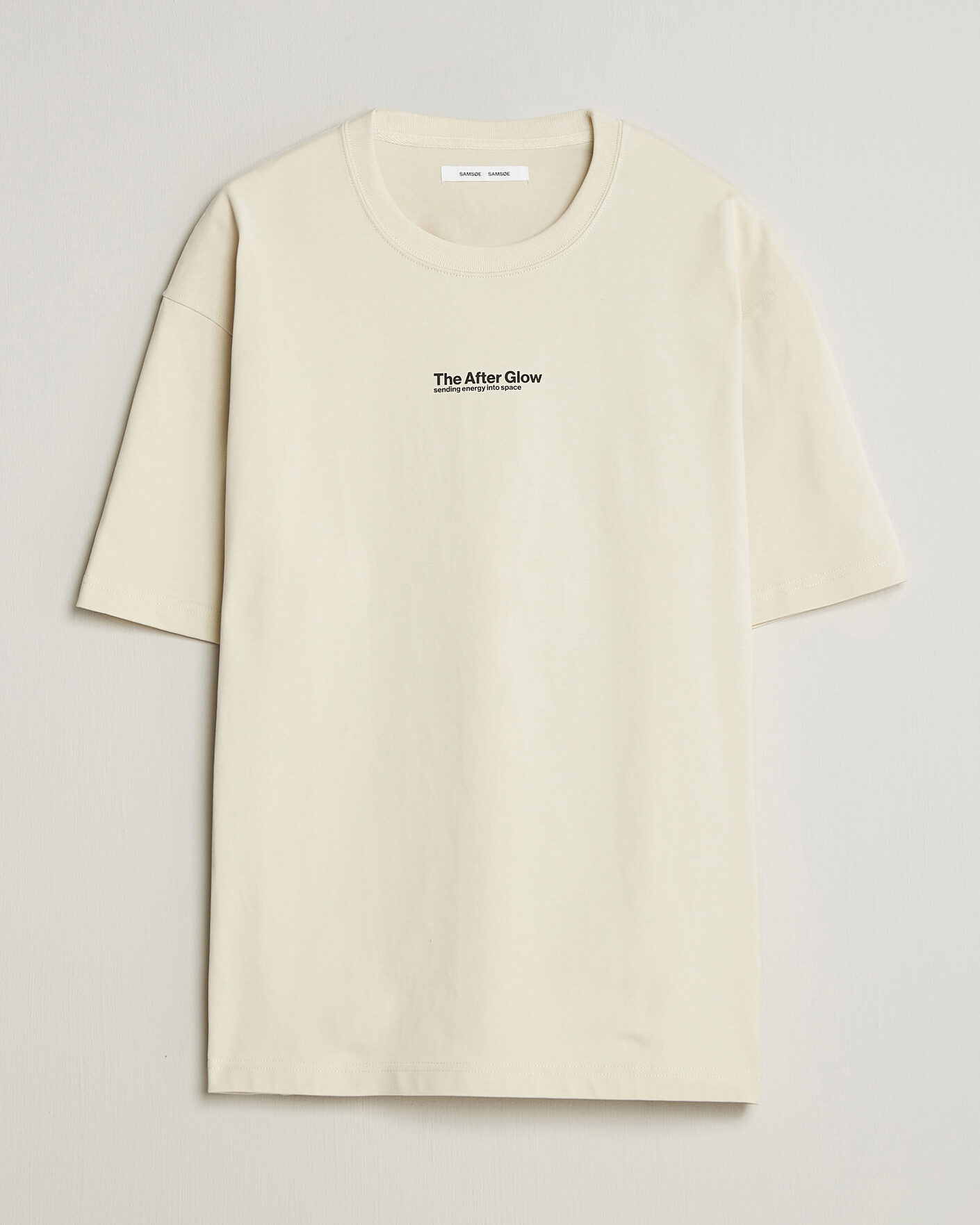 Homme | T-shirts | Samsøe Samsøe | Uni Printed T-shirt Beige