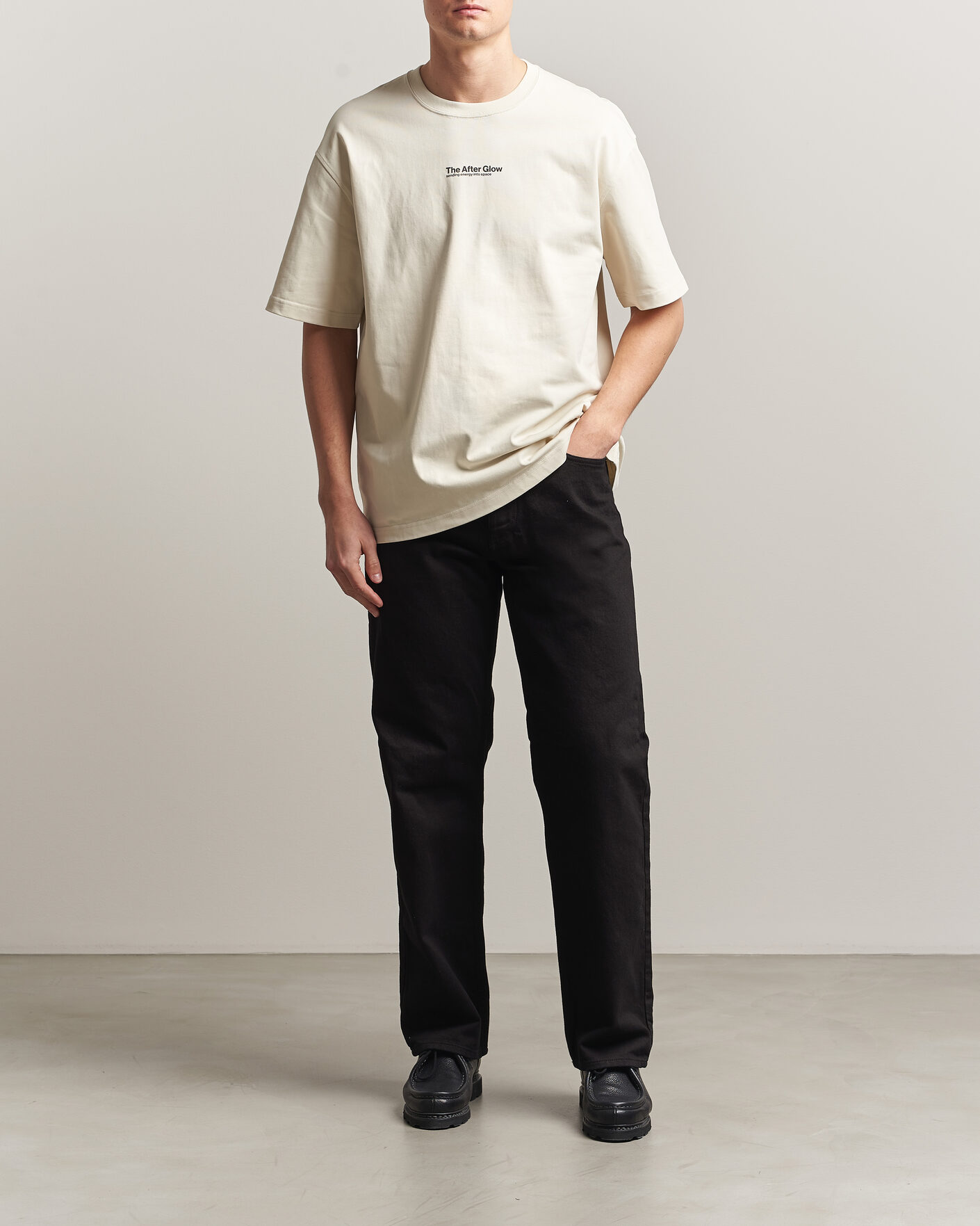 Homme | T-shirts | Samsøe Samsøe | Uni Printed T-shirt Beige
