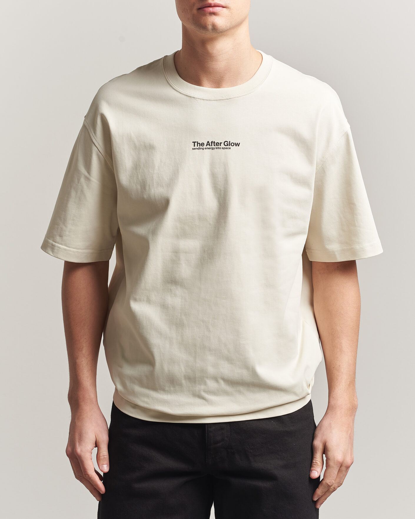 Homme | T-shirts | Samsøe Samsøe | Uni Printed T-shirt Beige