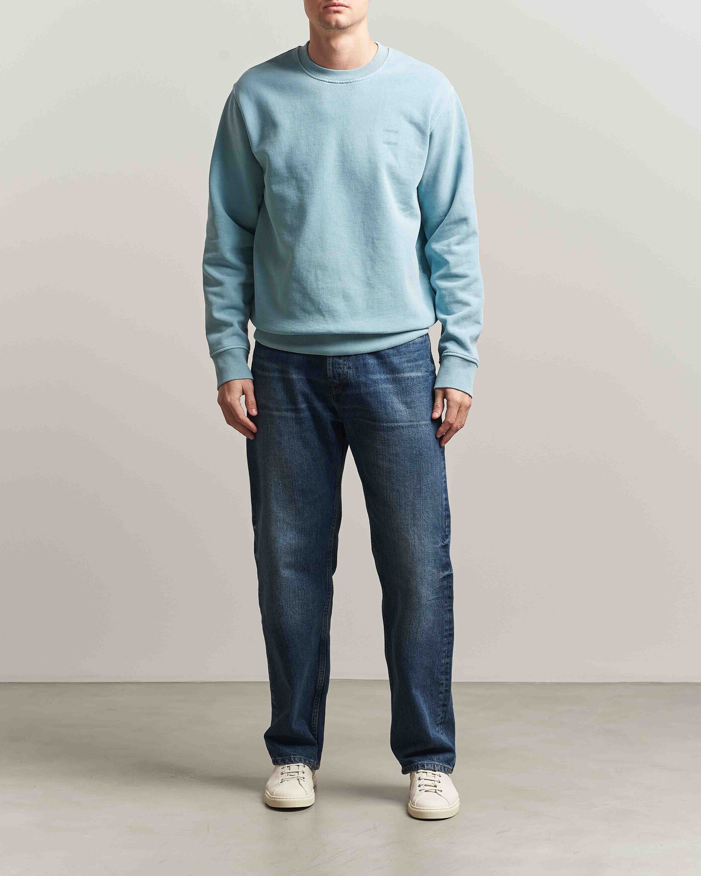 Homme | Pulls Et Tricots | Samsøe Samsøe | Joel Organic Washed Cotton Sweatshirt Tourmaline