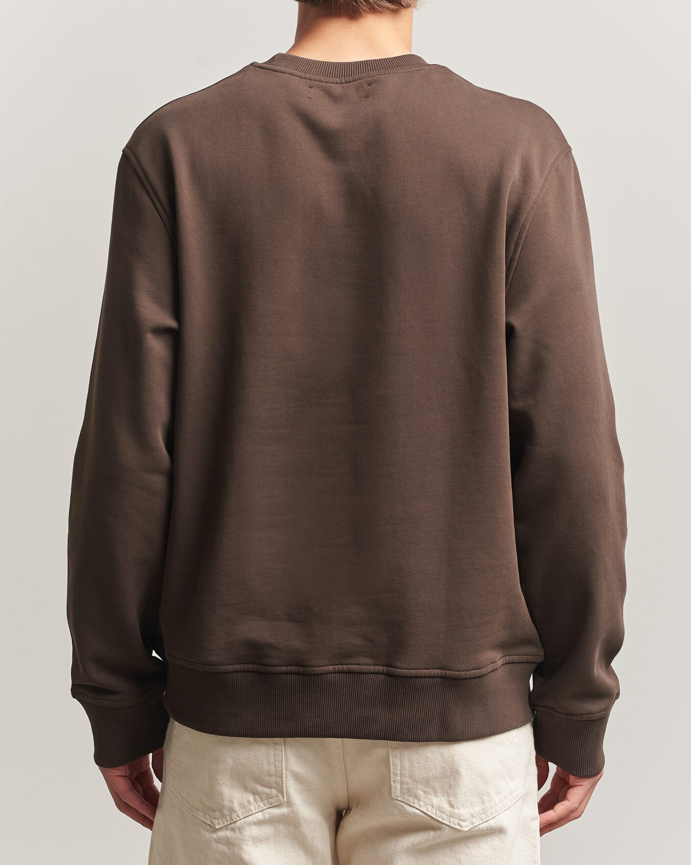 Homme | Pulls Et Tricots | Samsøe Samsøe | Joel Organic Cotton Sweatshirt Turkish Coffee