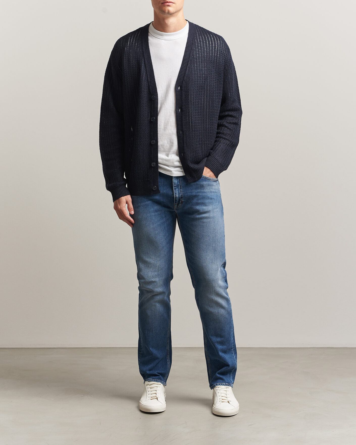 Homme | Pantalons | Tiger of Sweden | Des Jeans Medium Blue