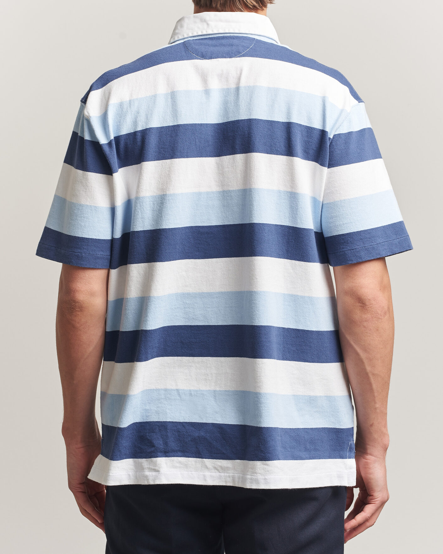 Homme | Polos | Polo Ralph Lauren | Block Stripe Polo Office Blue