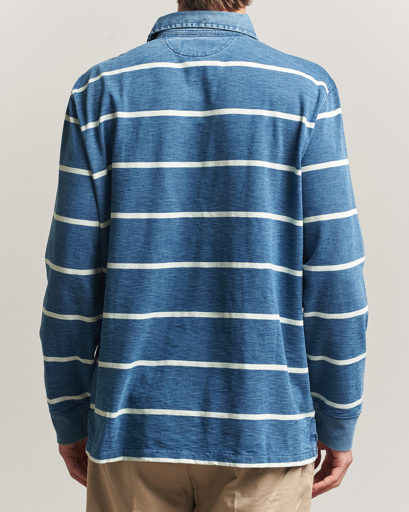 Homme | Pulls Et Tricots | Polo Ralph Lauren | Striped Indigo Rugby Newport Bear