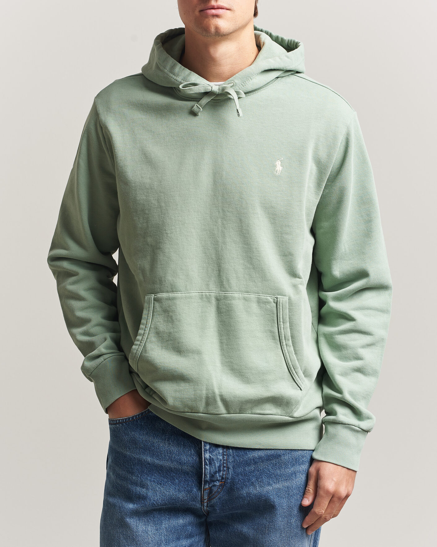 Homme | Pulls Et Tricots | Polo Ralph Lauren | Loopback Terry Hood Light Green