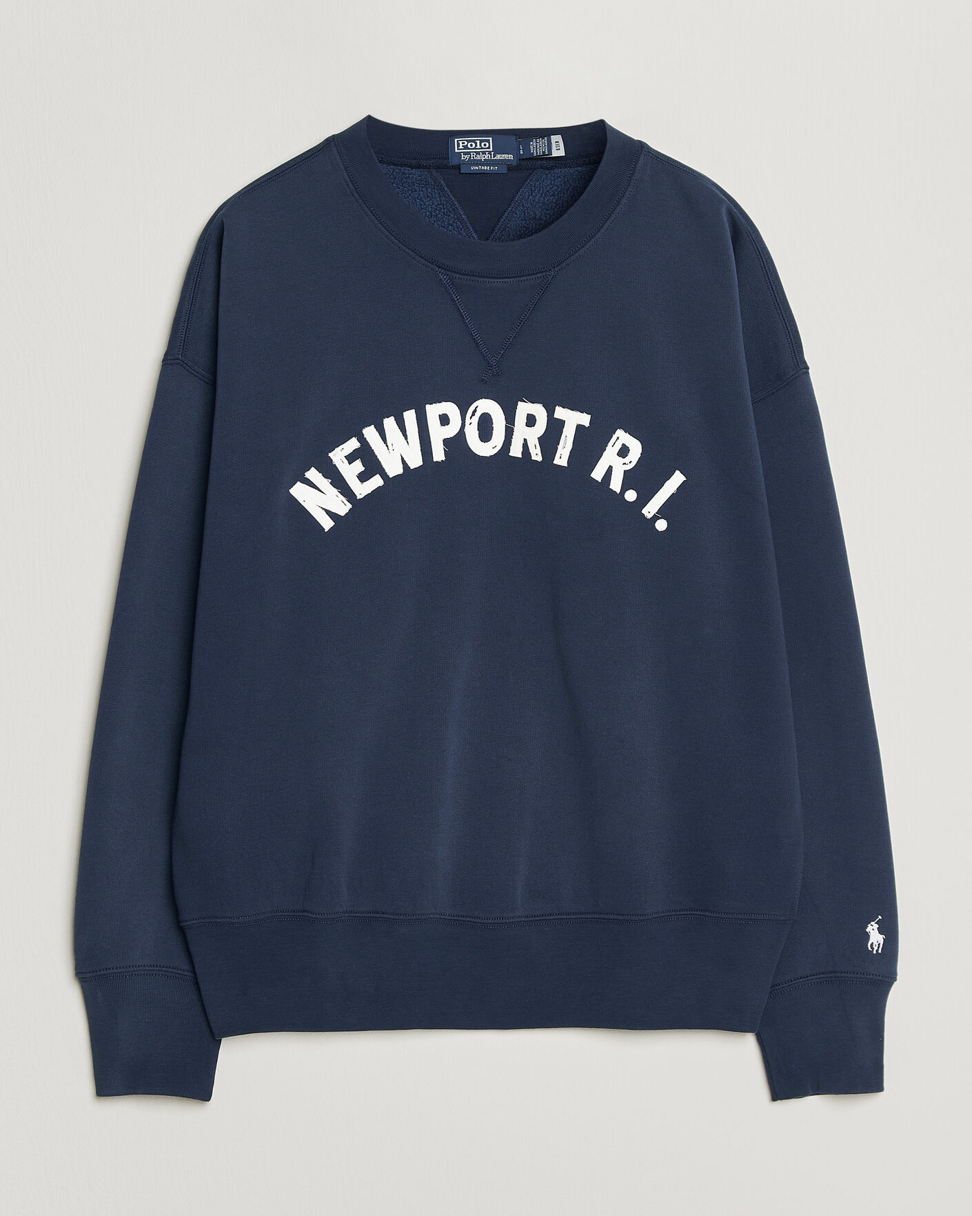 Homme | Pulls Et Tricots | Polo Ralph Lauren | RL Printed Sweatshirt Newport Navy