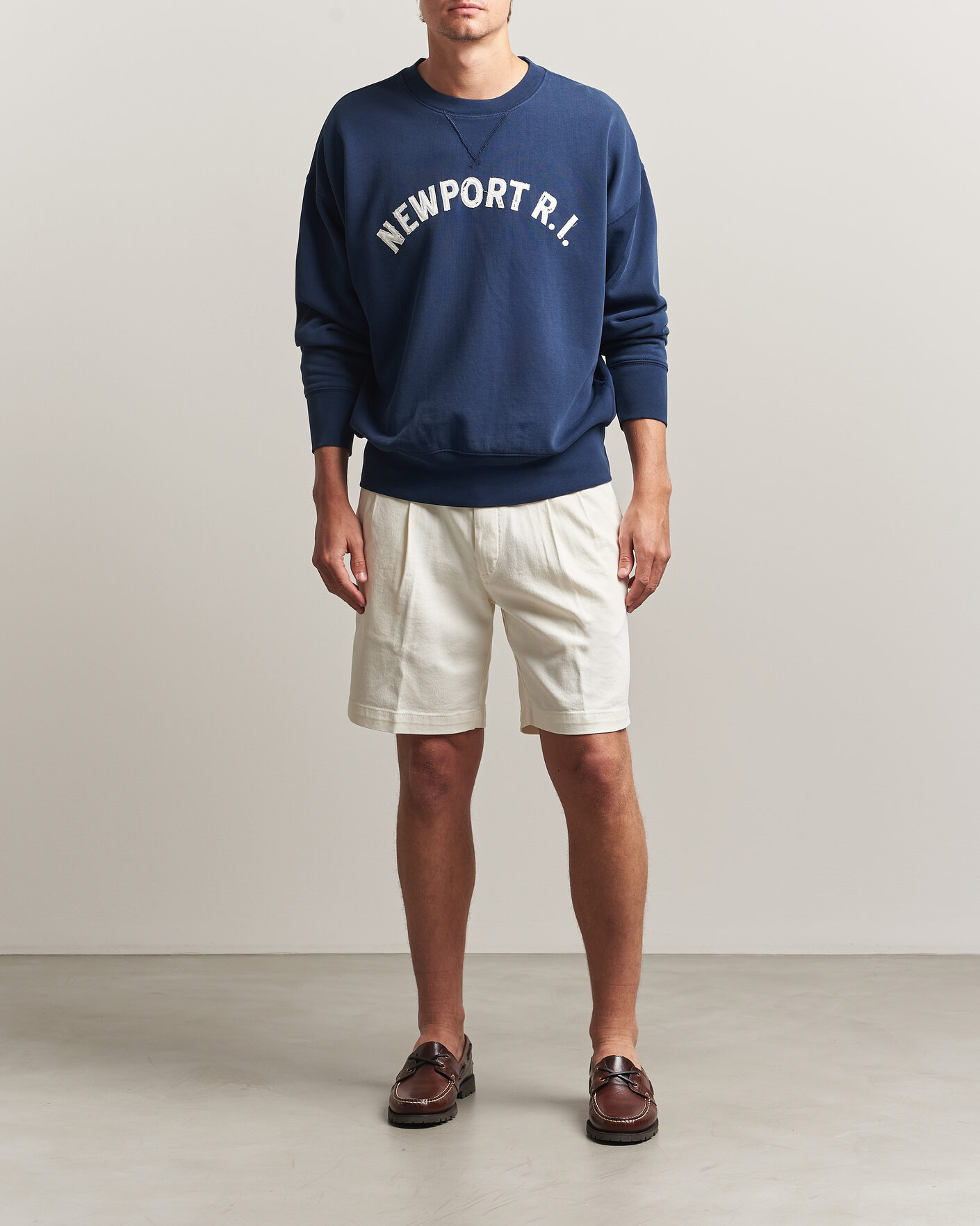 Homme | Pulls Et Tricots | Polo Ralph Lauren | RL Printed Sweatshirt Newport Navy