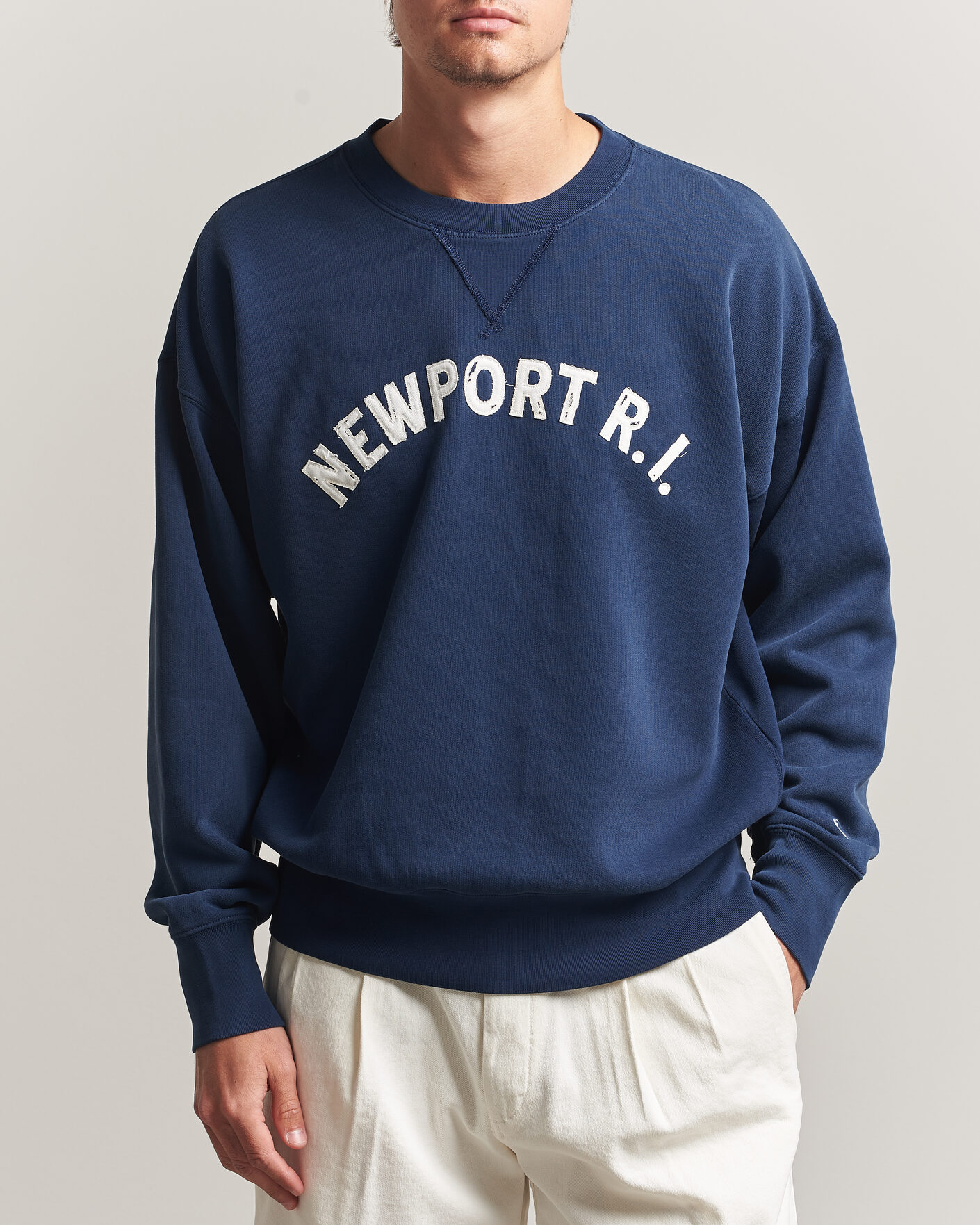 Homme | Pulls Et Tricots | Polo Ralph Lauren | RL Printed Sweatshirt Newport Navy