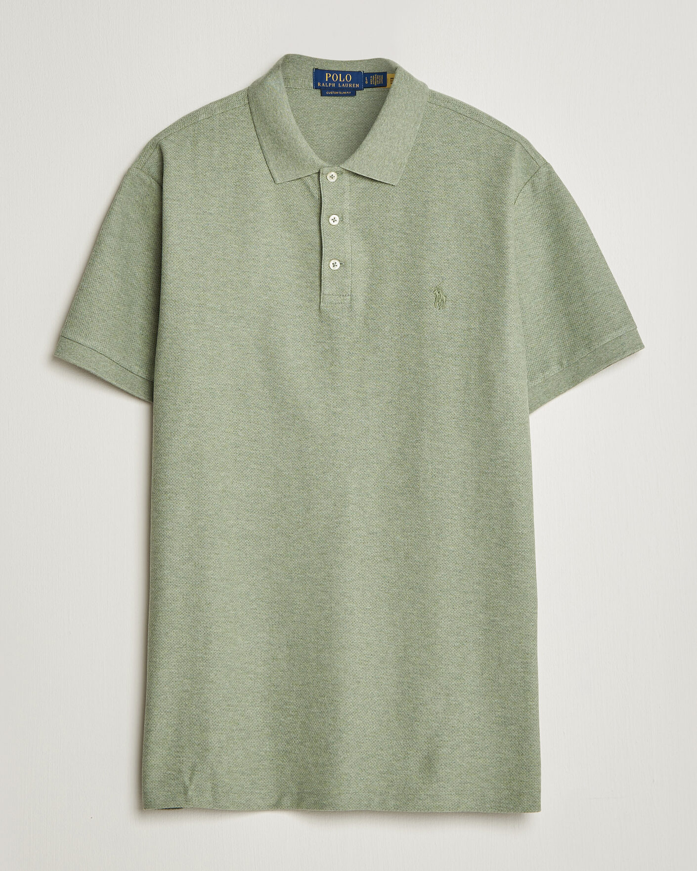Homme | Polos | Polo Ralph Lauren | Honeycomb Texture Polo Greenery Heather