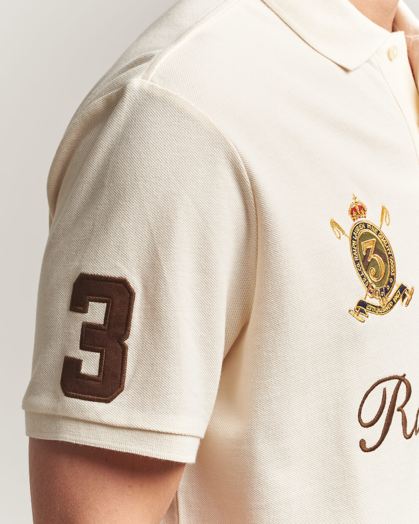 Homme | Polos | Polo Ralph Lauren | Classic Fit Team Polo Guide Cream