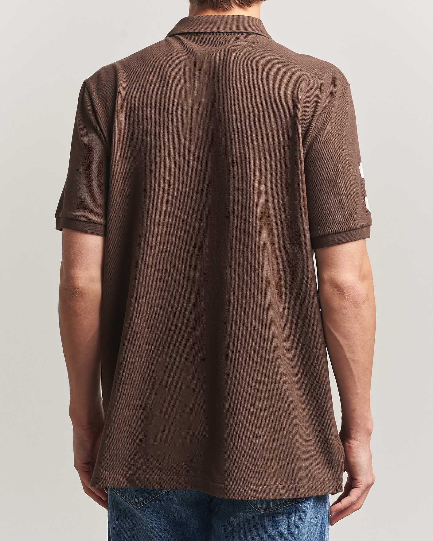 Homme | Polos | Polo Ralph Lauren | Classic Fit Team Polo Nutmeg Brown