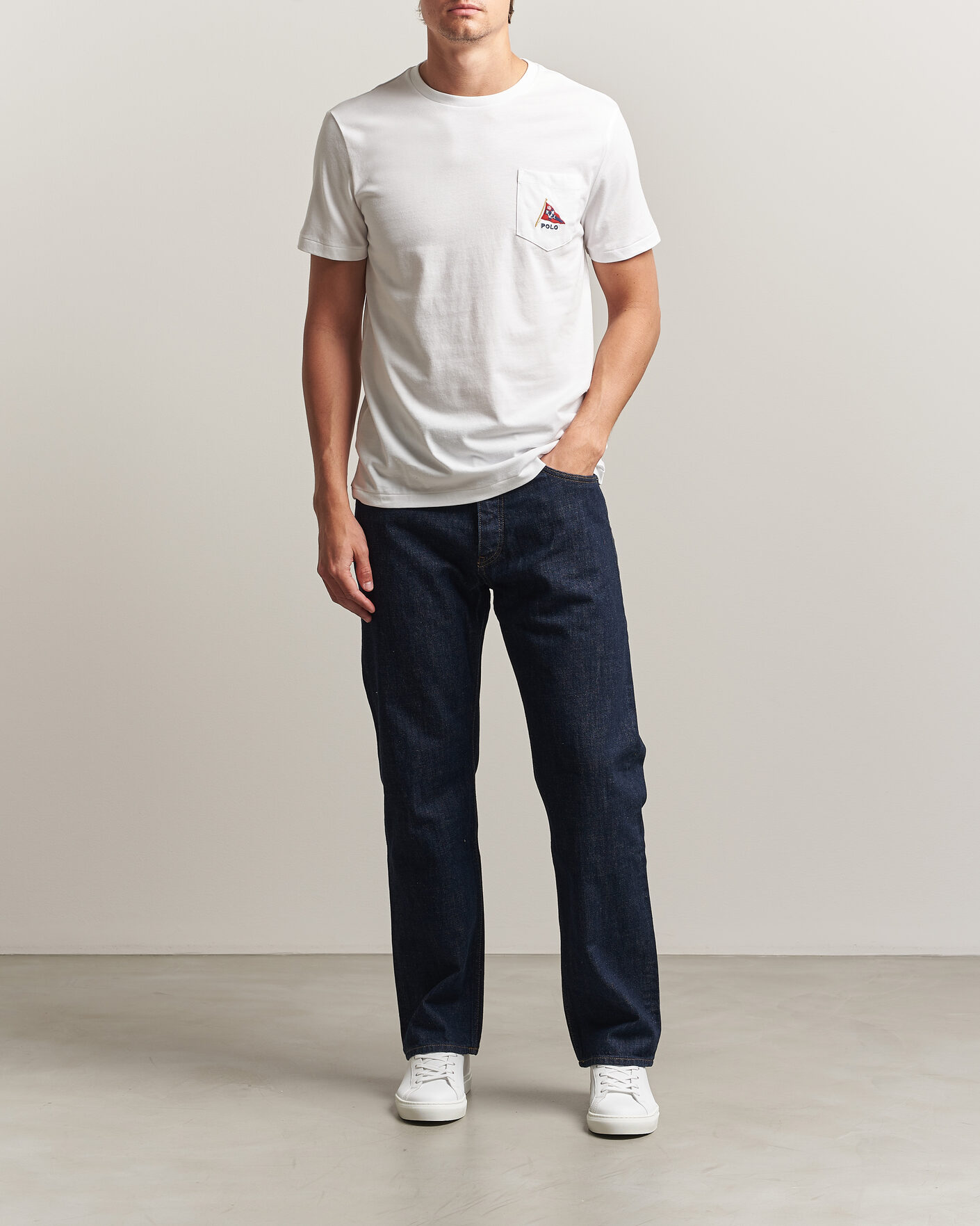 Homme | T-shirts | Polo Ralph Lauren | Backprint Pocket Tee Newport Bear/White