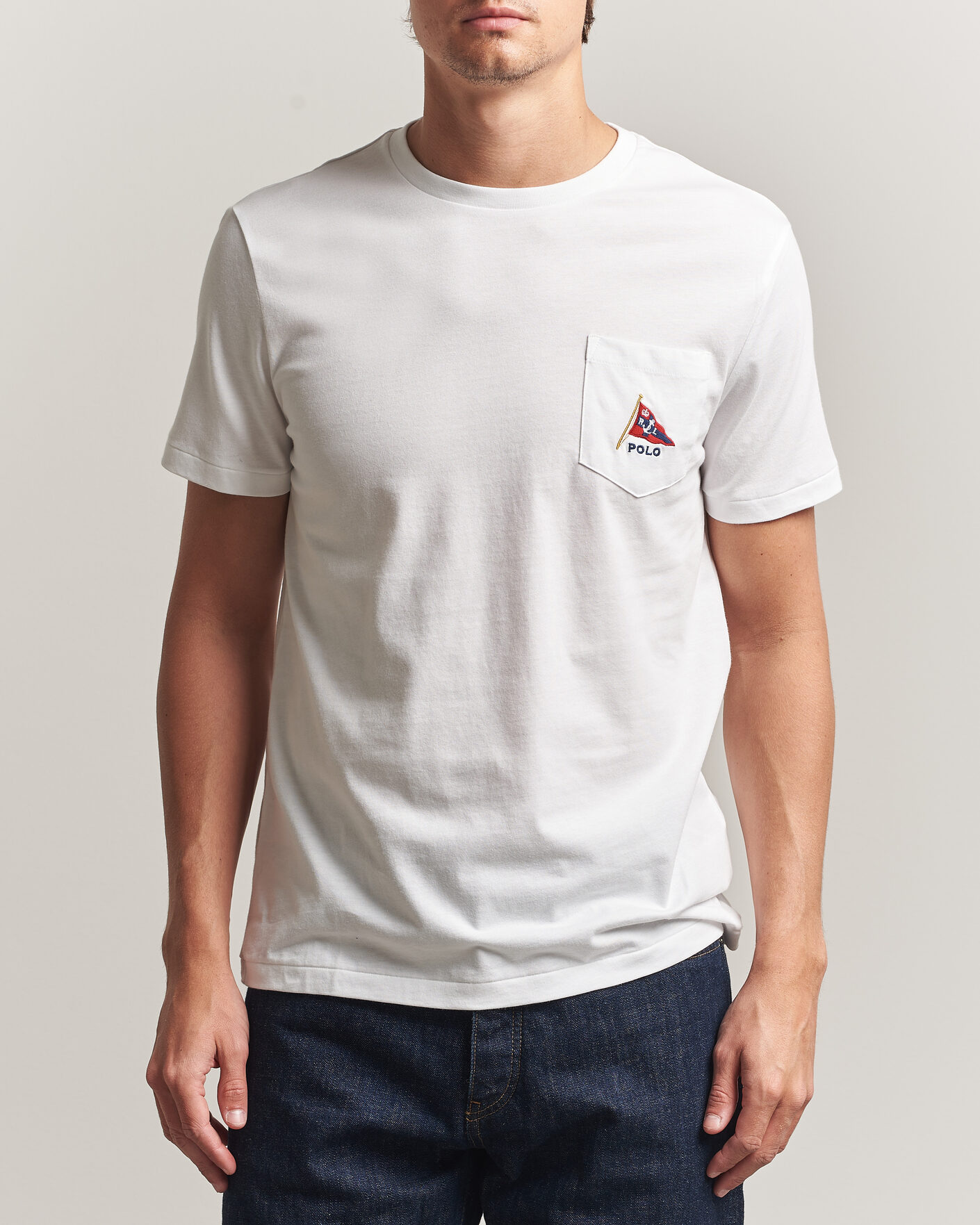 Homme | T-shirts | Polo Ralph Lauren | Backprint Pocket Tee Newport Bear/White
