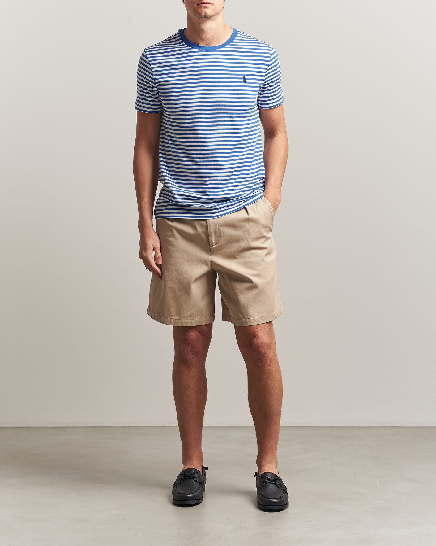 Homme | T-shirts | Polo Ralph Lauren | Crew Neck Striped T-shirt New Iris Blue/White