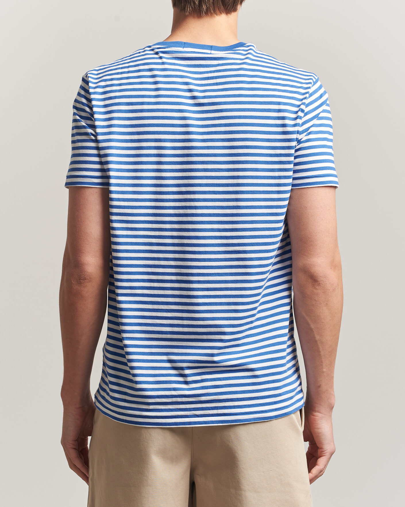 Homme | T-shirts | Polo Ralph Lauren | Crew Neck Striped T-shirt New Iris Blue/White