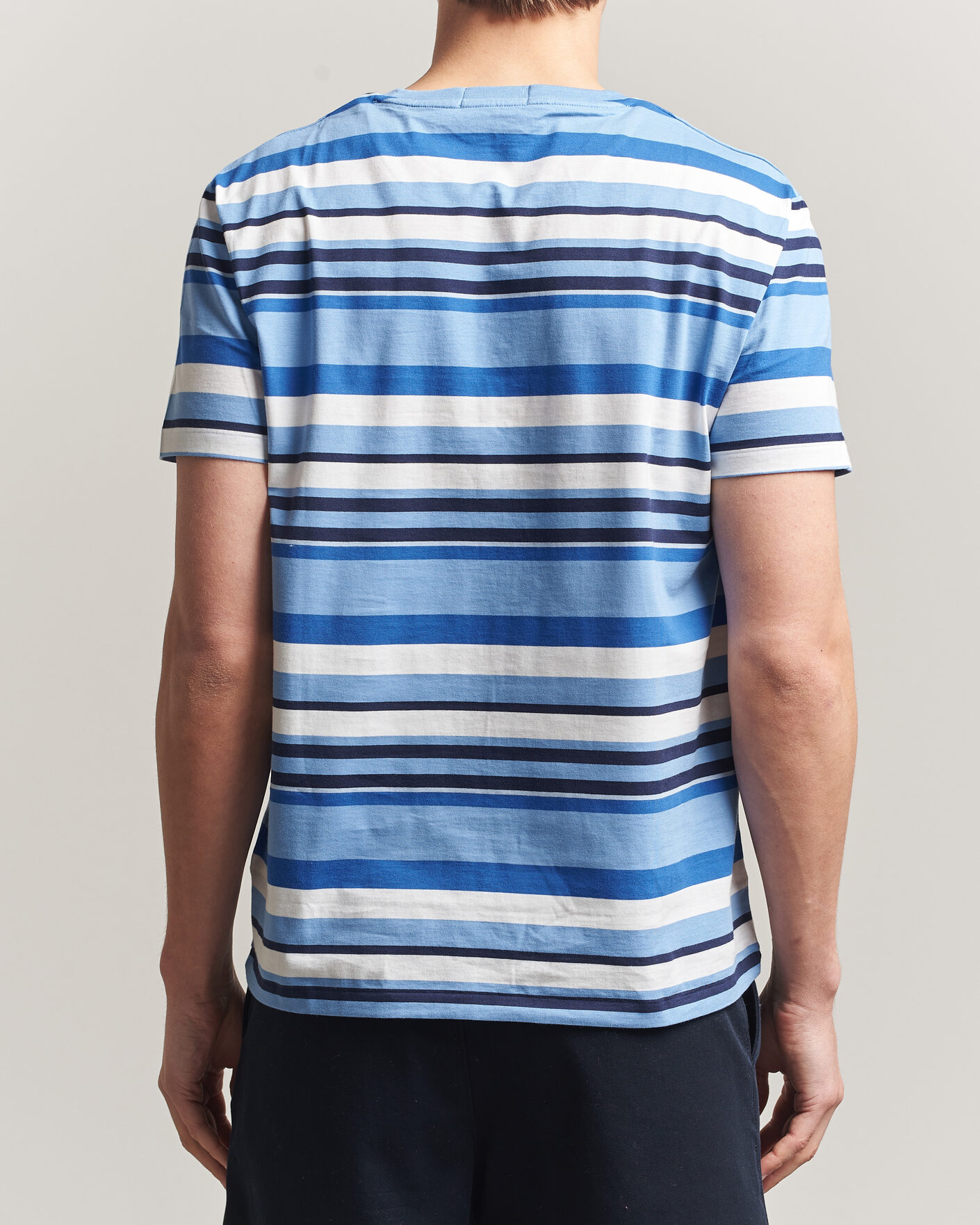 Homme | T-shirts | Polo Ralph Lauren | Crew Neck Striped T-shirt Bristol Blue Multi