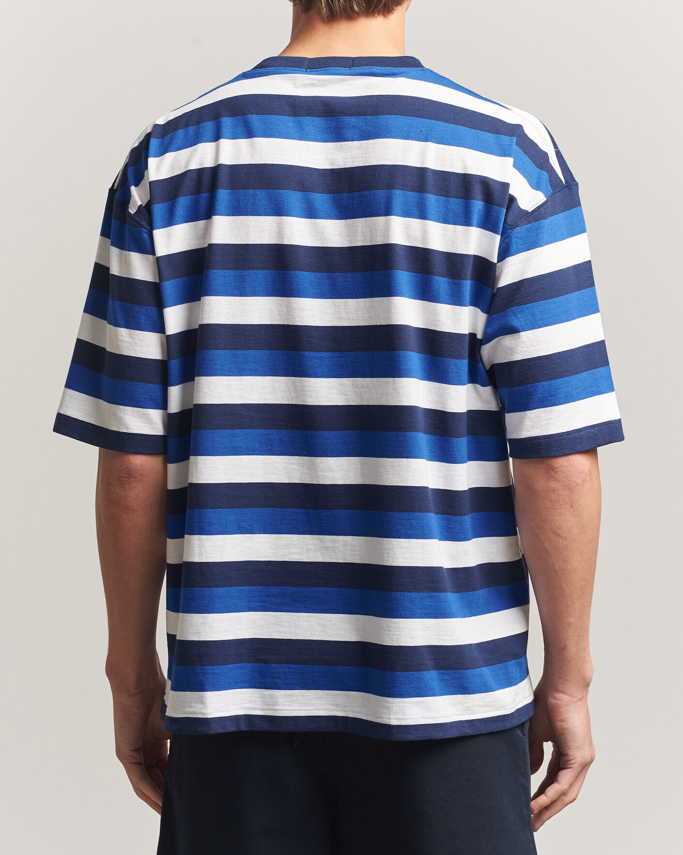 Homme | T-shirts | Polo Ralph Lauren | Striped Pocket Tee Newport Navy Multi