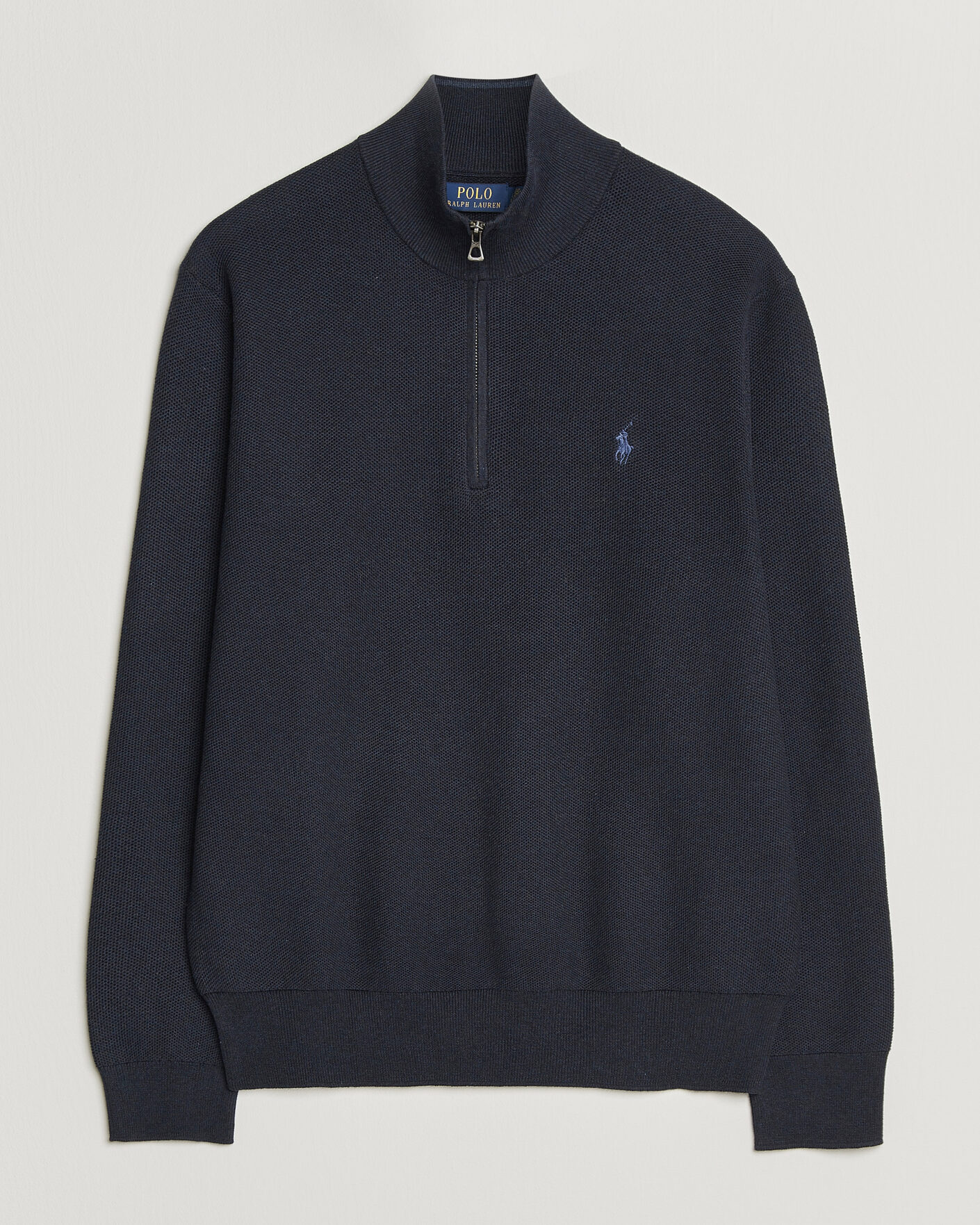 Homme | Pulls Et Tricots | Polo Ralph Lauren | Textued Half-Zip Navy Heather