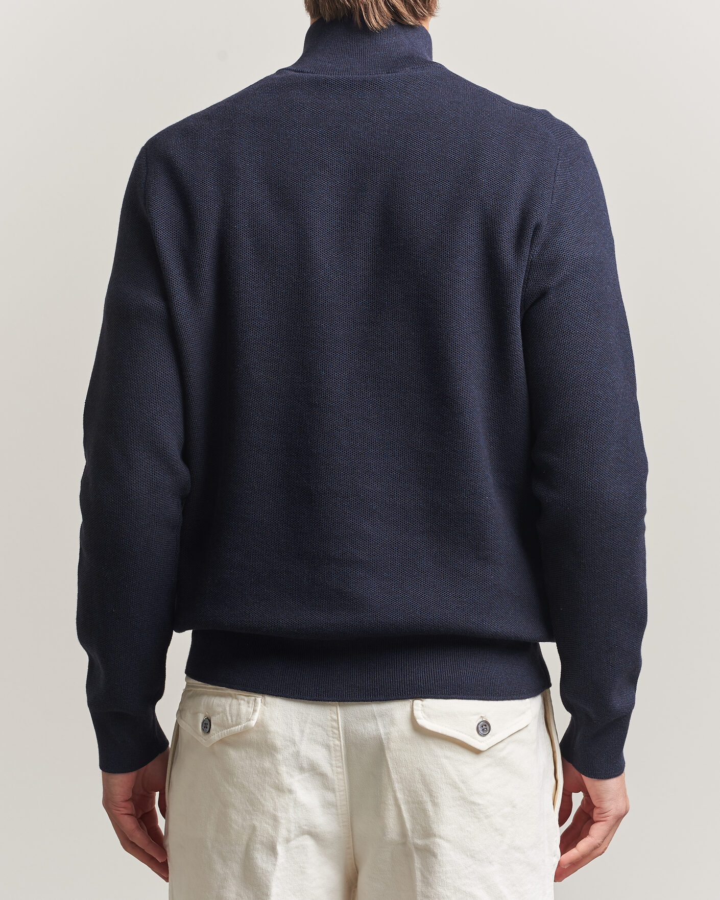 Homme | Pulls Et Tricots | Polo Ralph Lauren | Textued Half-Zip Navy Heather
