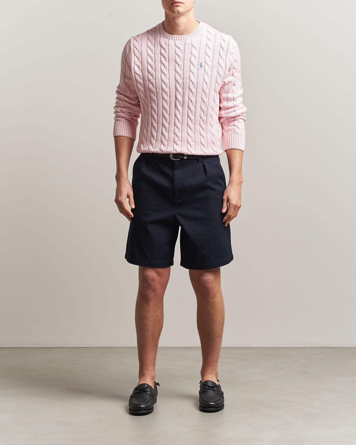 Homme | Pulls Et Tricots | Polo Ralph Lauren | Cotton Cable Pullover Ballet Pink Heather