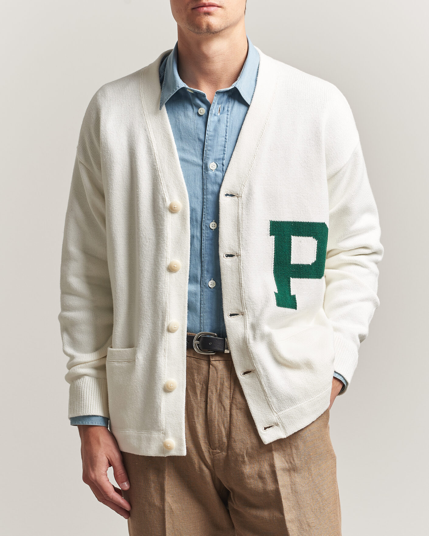 Homme | Pulls Et Tricots | Polo Ralph Lauren | P Cardigan Cream Combo