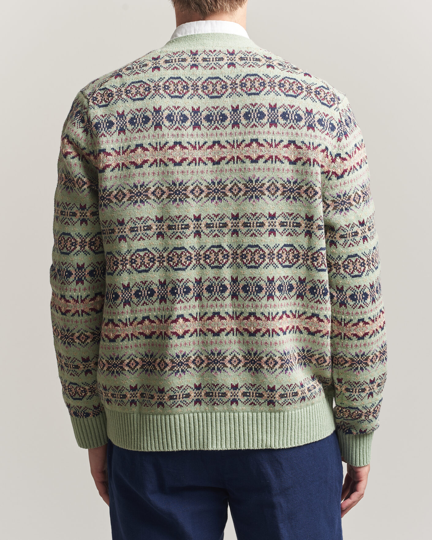 Homme | Pulls Et Tricots | Polo Ralph Lauren | Cotton/Linen Fairisle Cardigan Green Combo