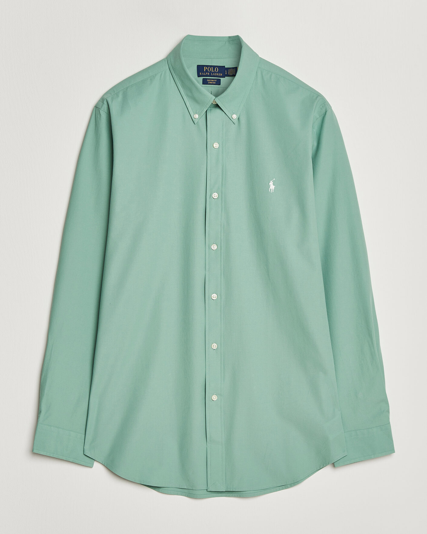 Homme | Chemises | Polo Ralph Lauren | Custom Fit Poplin Shirt Faded Mint