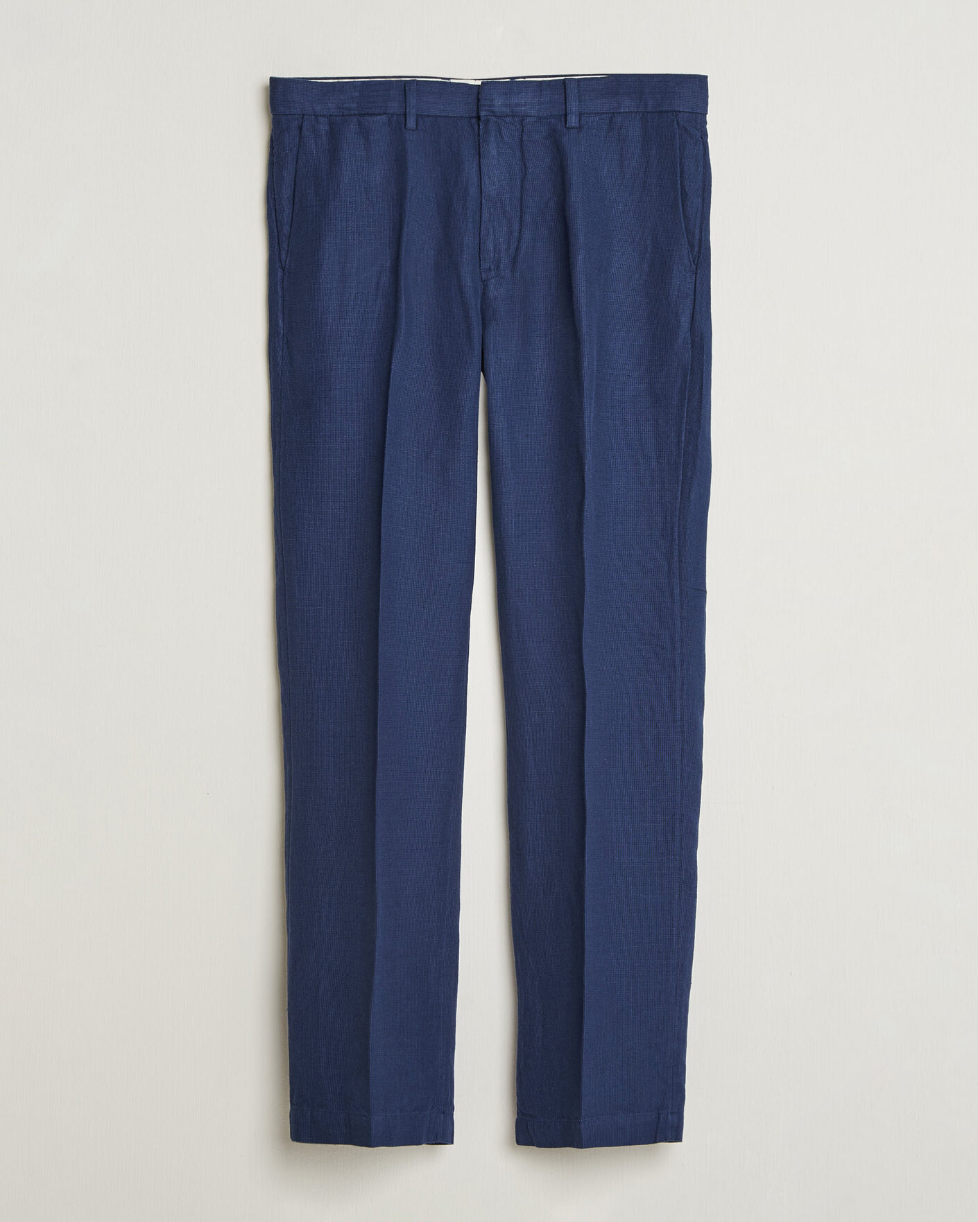 Homme | Pantalons | Polo Ralph Lauren | Cotton/Linen Houndstooth Pants Newport Navy
