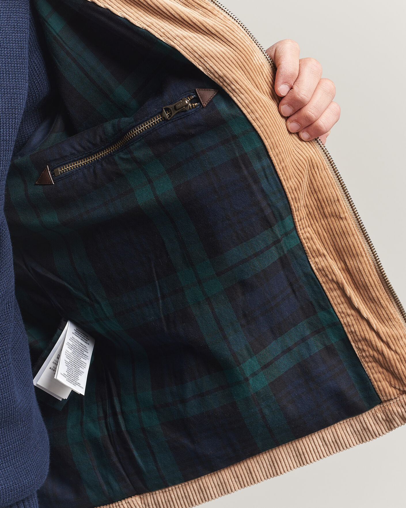 Homme | Manteaux Et Vestes | Polo Ralph Lauren | Wale Corduroy Windbreaker Vintage Khaki
